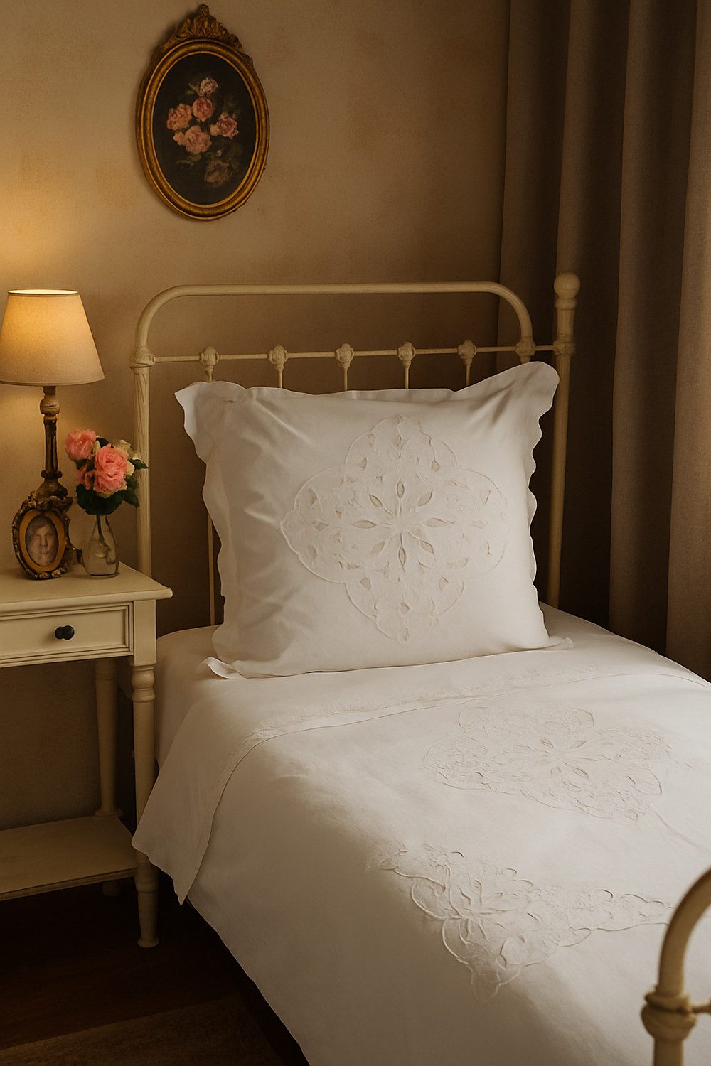 HOSSNER - HOMECOLLECTION Bettwäsche 155x220 + 80x80 cm, Baumwolle, 2 teilig günstig online kaufen