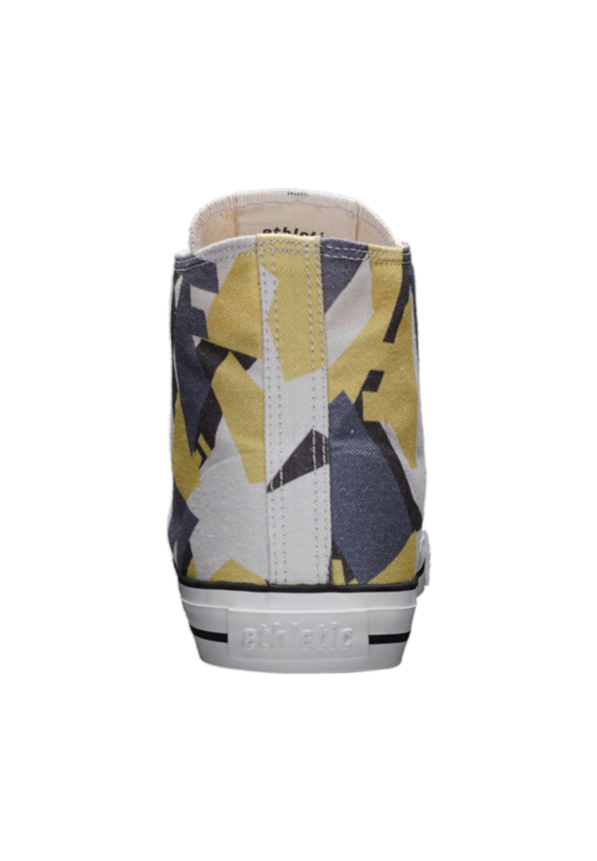 Cut - Sneaker Camou Yellow Produkt White Hi Fairtrade Just Cap ETHLETIC White
