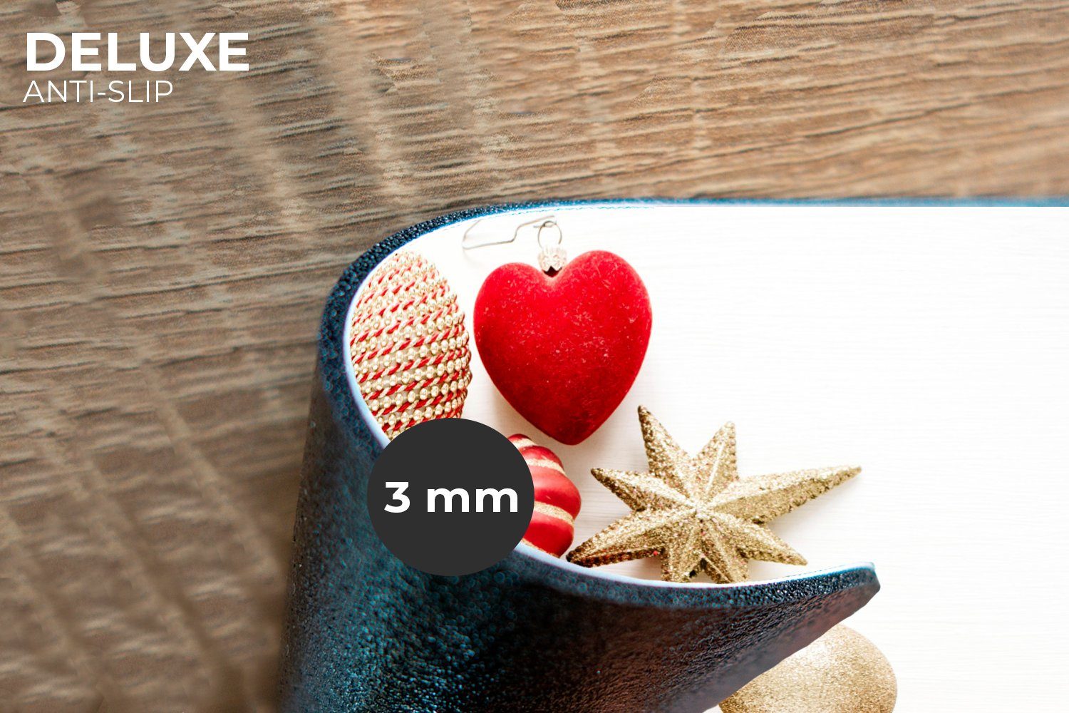 MuchoWow Platzset Winter - Weihnachten - Christbaumkugeln, (6-St), Platzset günstig online kaufen