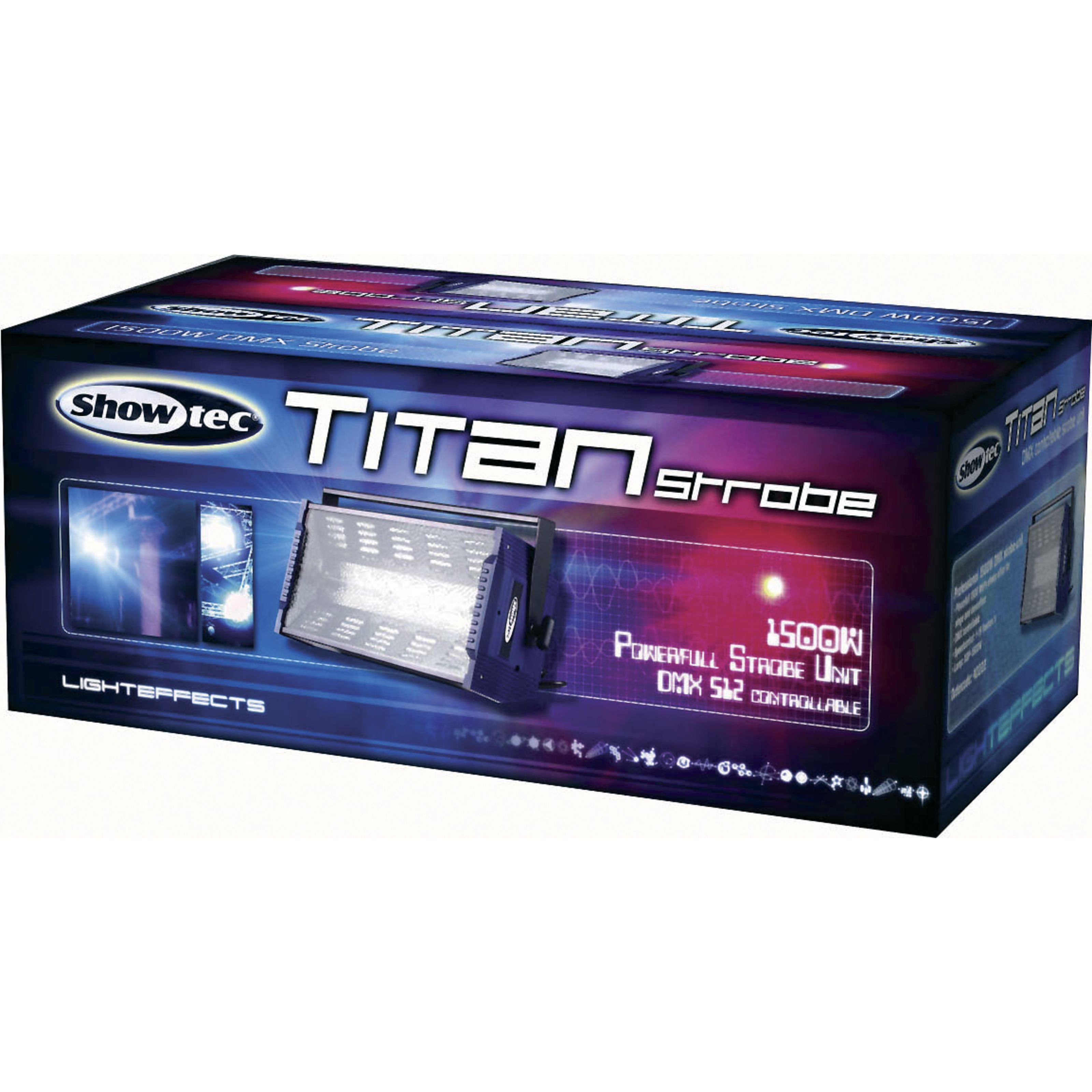 Strobe Strobe DMX Show Discolicht, LED DMX Watt, tec 1500 Titan 1500