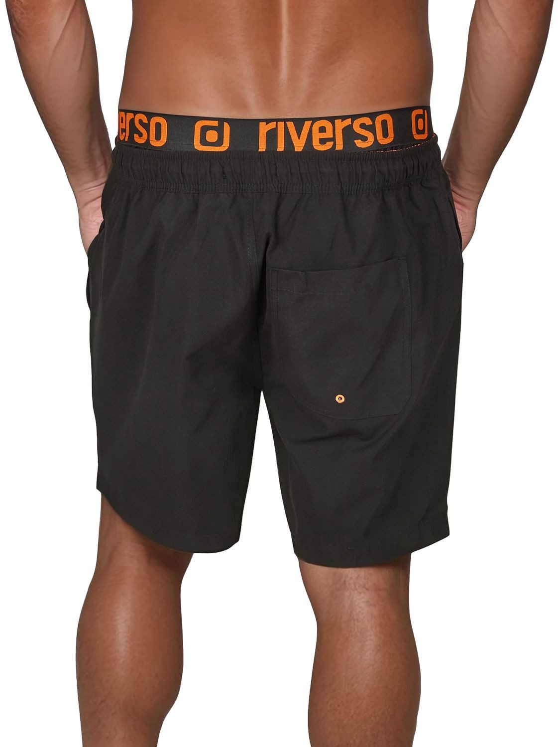riverso Badeshorts Herren Badehose RIVBobby Regular Fit (1-St) Sportshorts mit Kordelzug