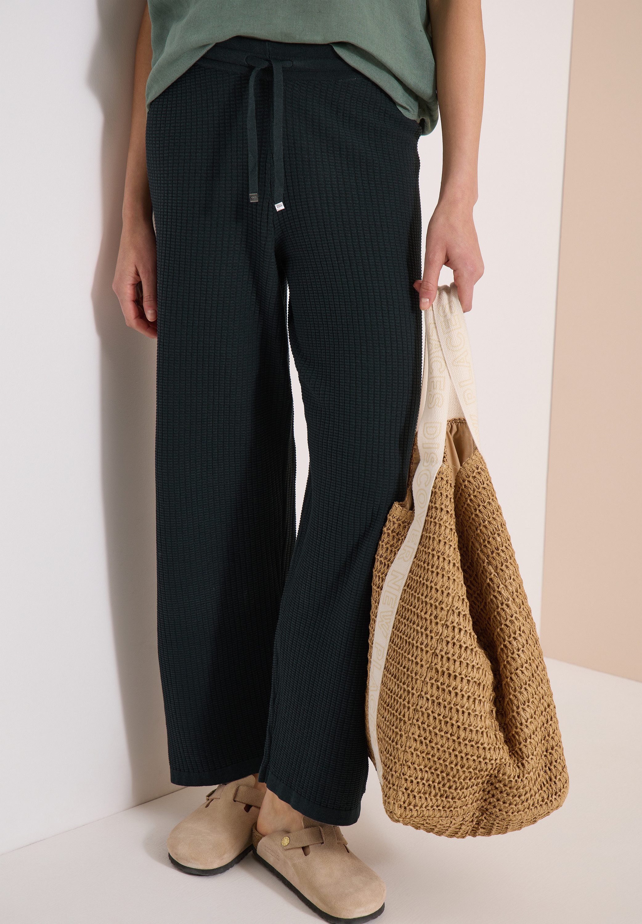 CECIL Jogger Pants mit Wide Legs