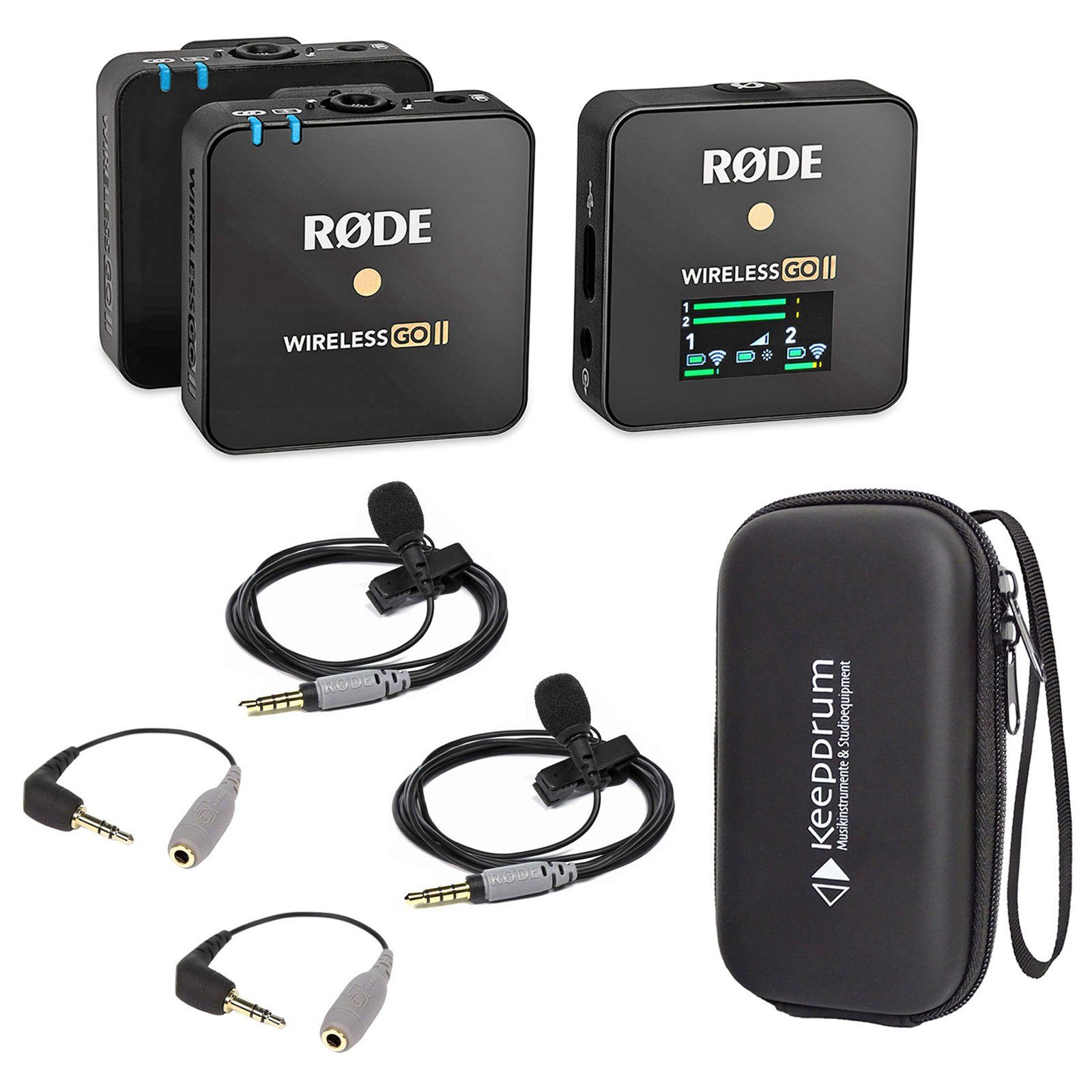 RODE Microphones Mikrofon Rode Wireless GOII +2x Smartlav +2x SC3 + Softcase
