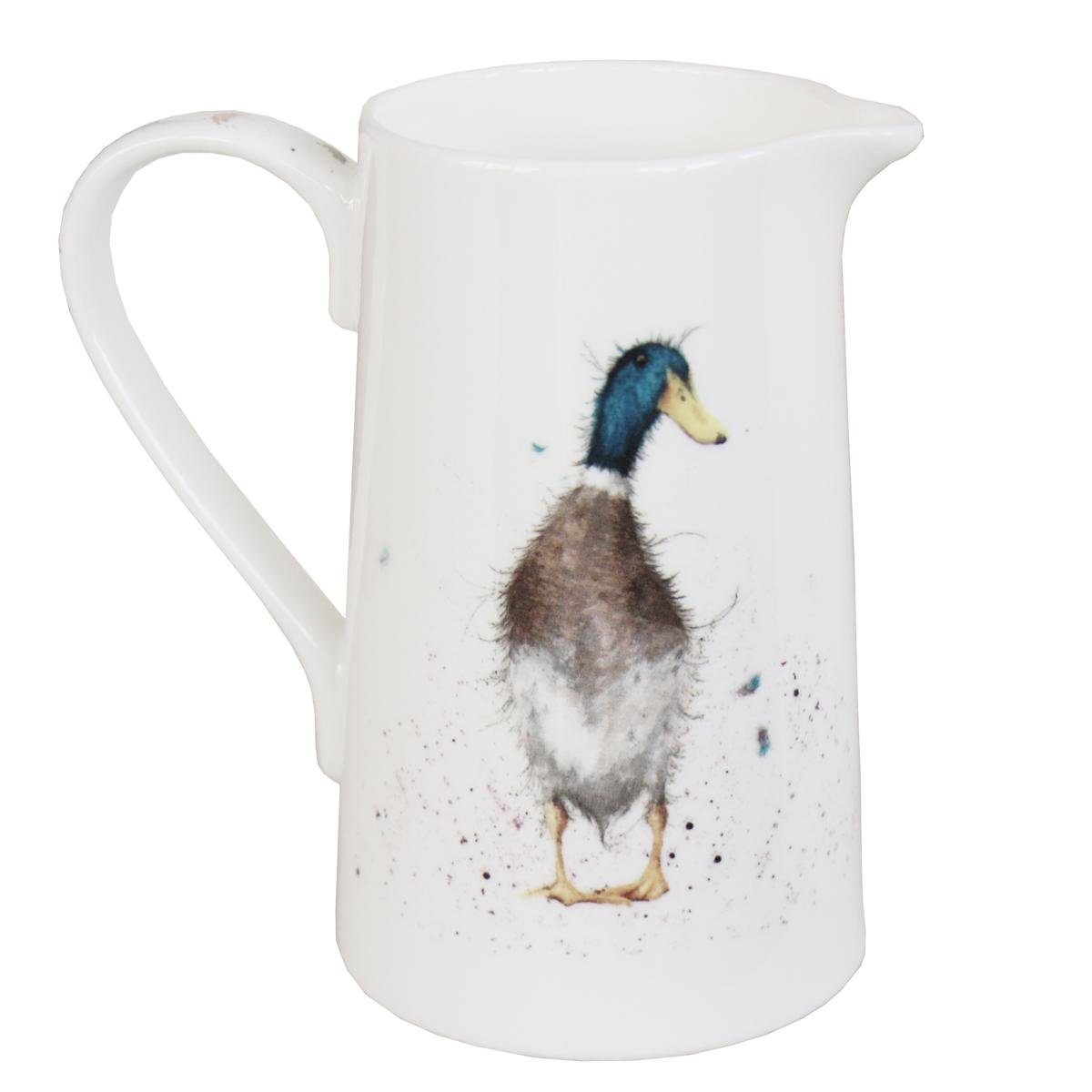 Wrendale Kanne Wrendale Designs Porzellan-Kanne Ente, ca. 600 ml, 0,6 l, (Stück)