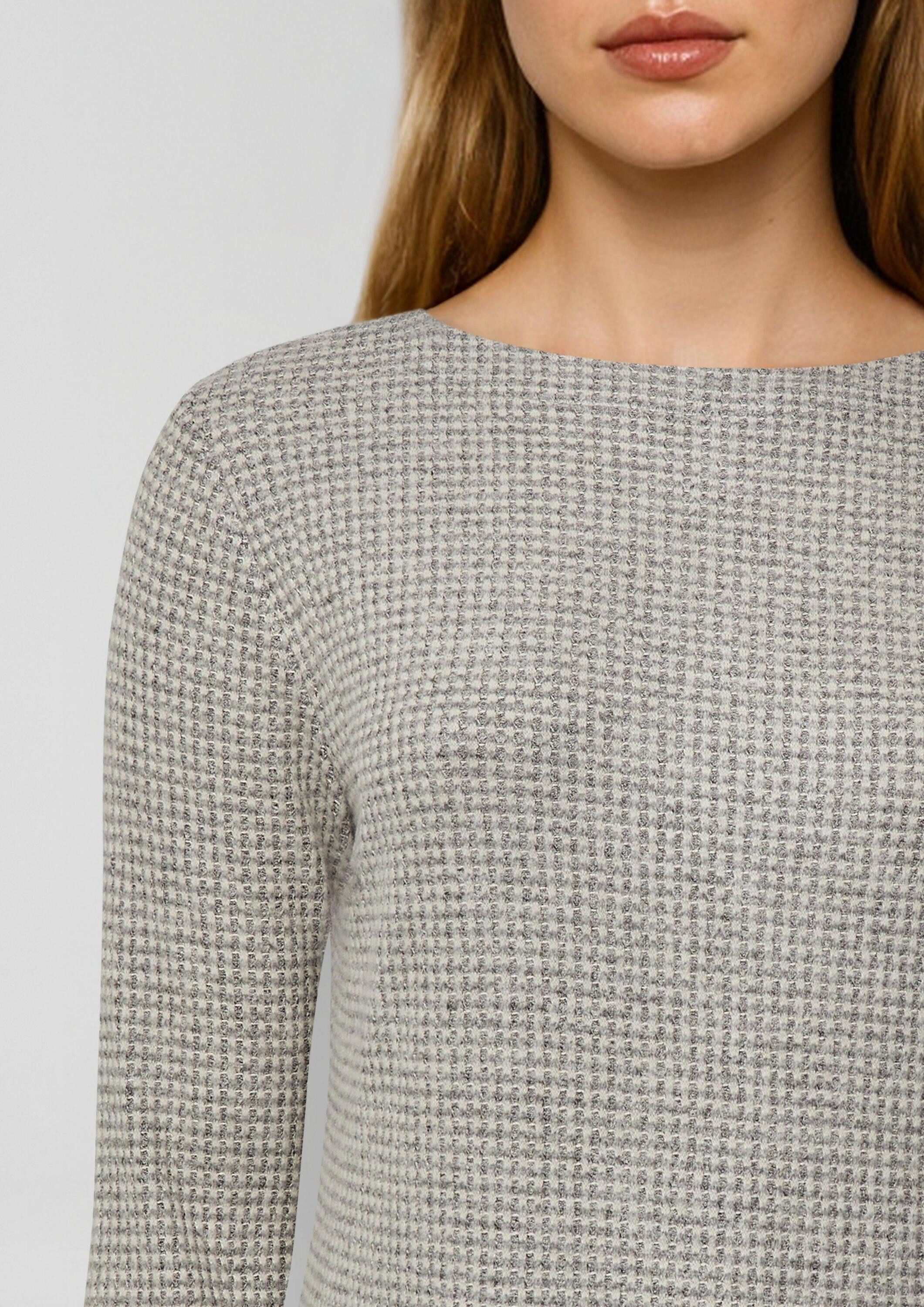 s.Oliver Langarmshirt T-Shirt Relaxed Fit Shirt mit langen Ärmeln und U-Bootausschnitt