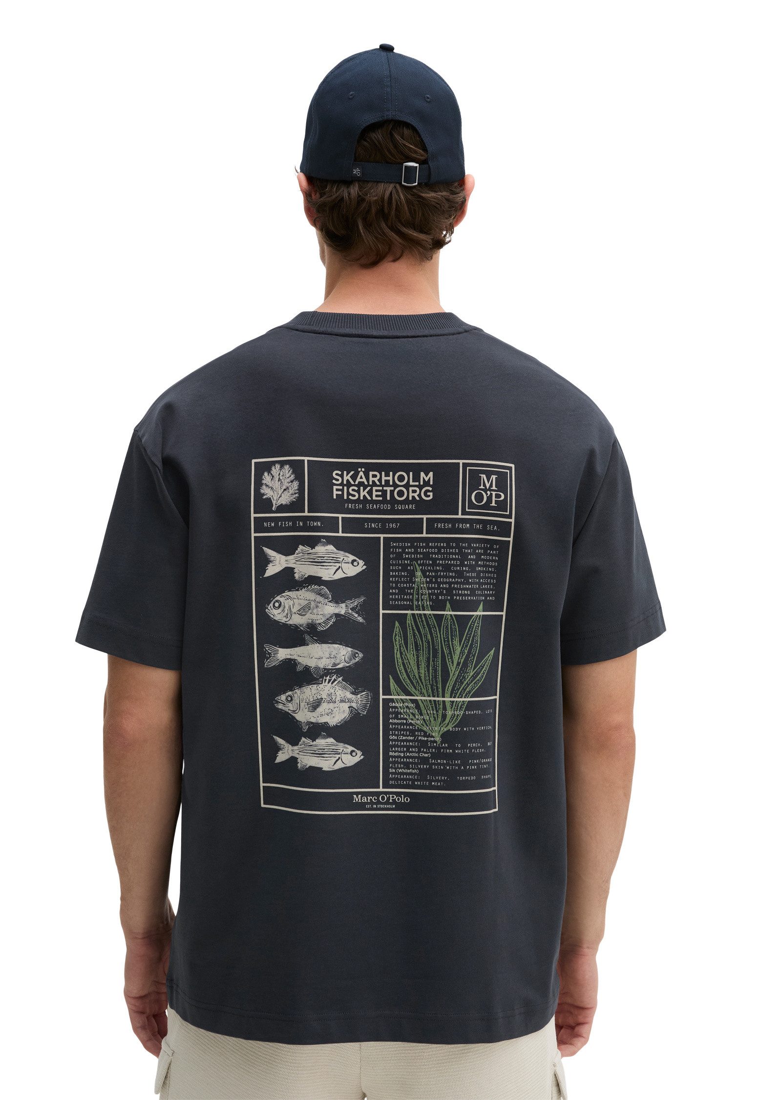 Marc O'Polo T-Shirt mit maritimer Rückenprint