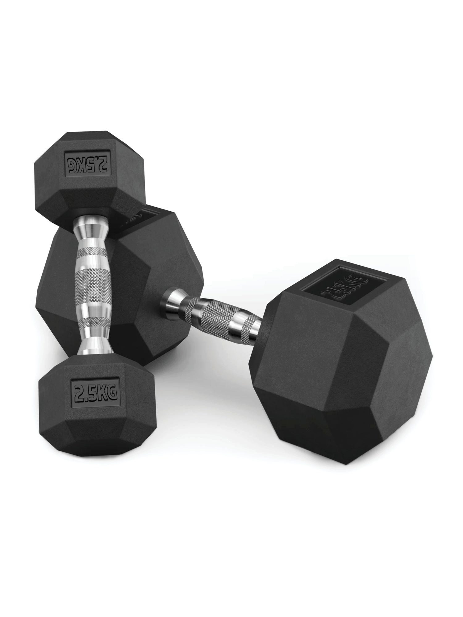 ATLETICA Hantel-Set Hexagon Hantel Set, 2,5 kg - 25 kg ∣ PVC Bezug