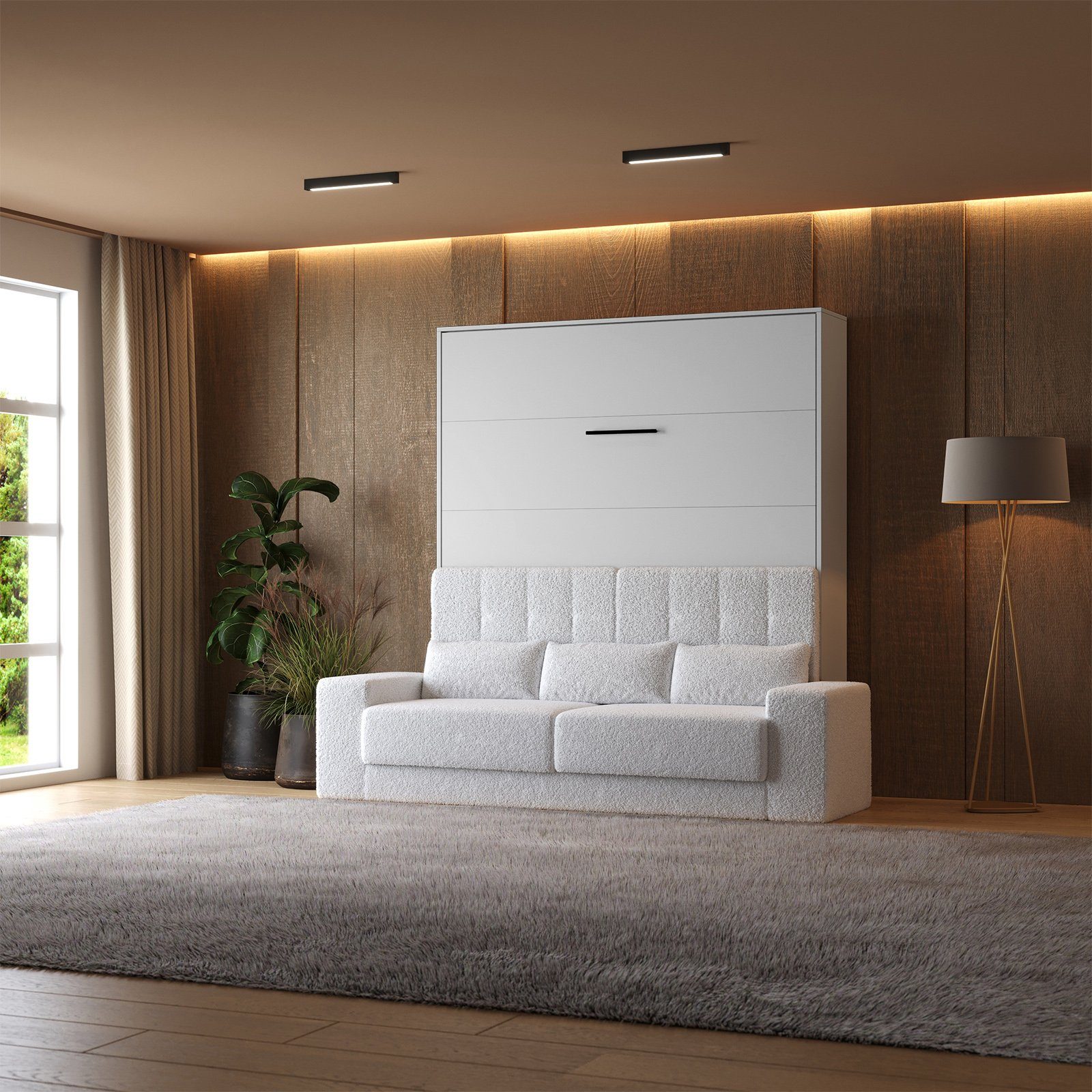 SMARTBett Schrankbett Schrankbett M1 180x200 Vertikal günstig online kaufen