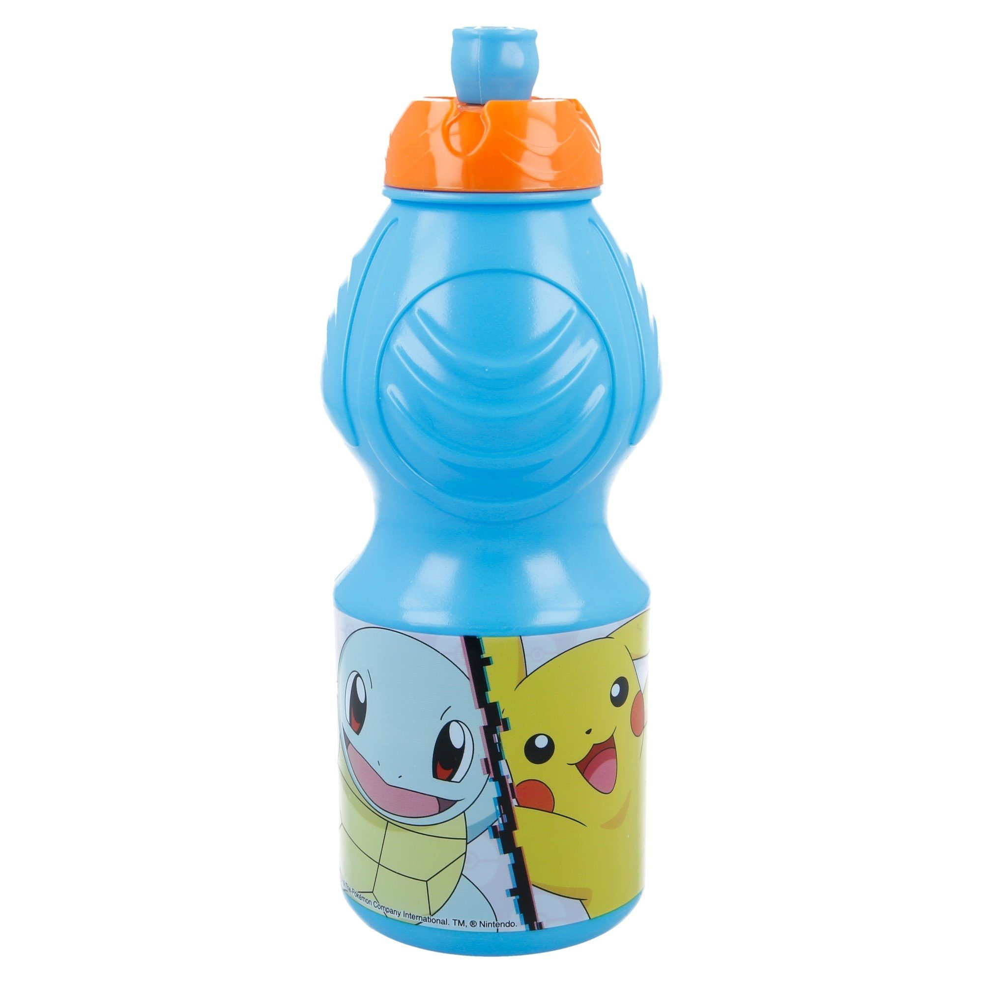 POKÉMON Lunchbox Pokemon Pikachu Kinder 2 teiliges Set Brotdose Trinkflasche 400 ml, Kunststoff, (2-tlg)
