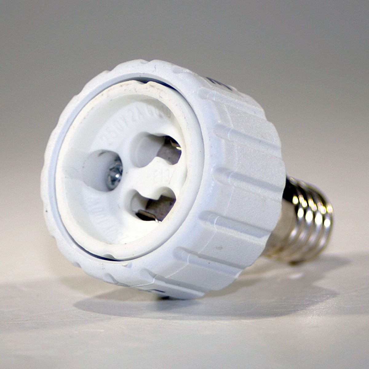 ChiliTec Lampenfassung Lampenfassung Adapter GU10 auf E14 Fassung