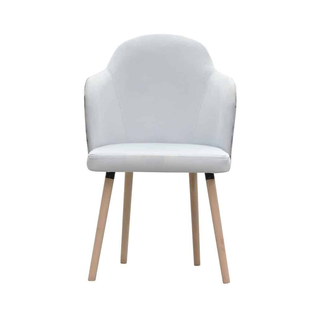 JVmoebel Stuhl, 1x Stuhl Modern Luxe Esszimmerstühle Wohnzimmerstühle Sitzkomfort mit Armlehne