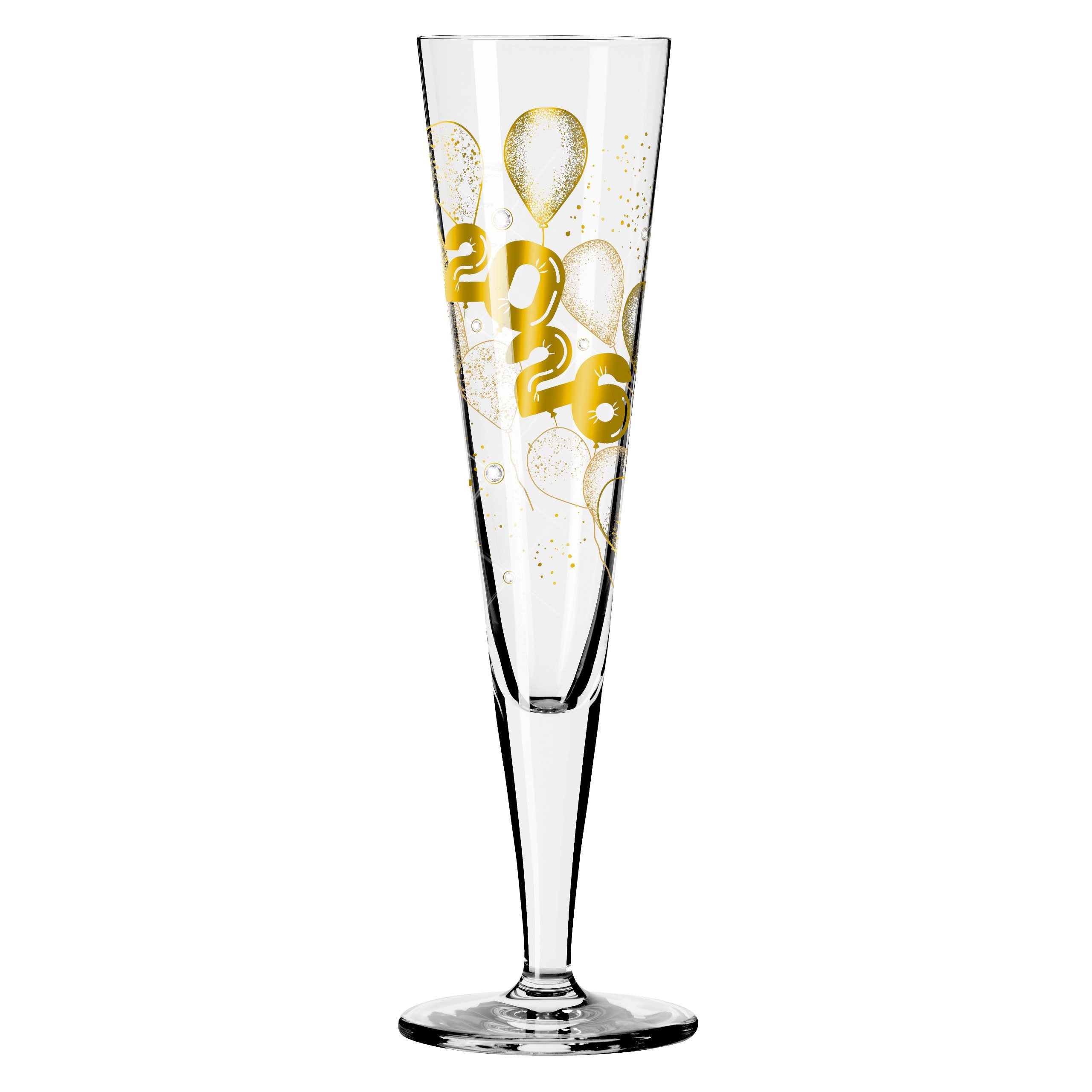 Ritzenhoff Champagnerglas Brillantnacht, Kristallglas