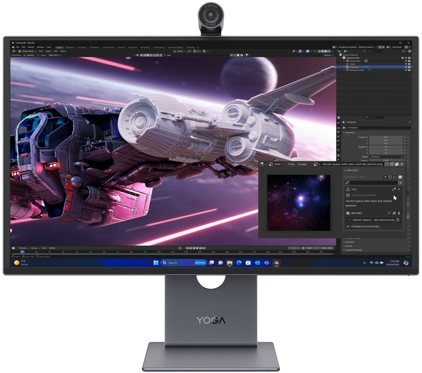 Lenovo 27UD-10(C25270UQ0) Gaming-Monitor (68 cm/27 ", 3840 x 2560 px, 4K+ Ultra HD, 0,03 ms Reaktionszeit, 120 Hz, QD-OLED)