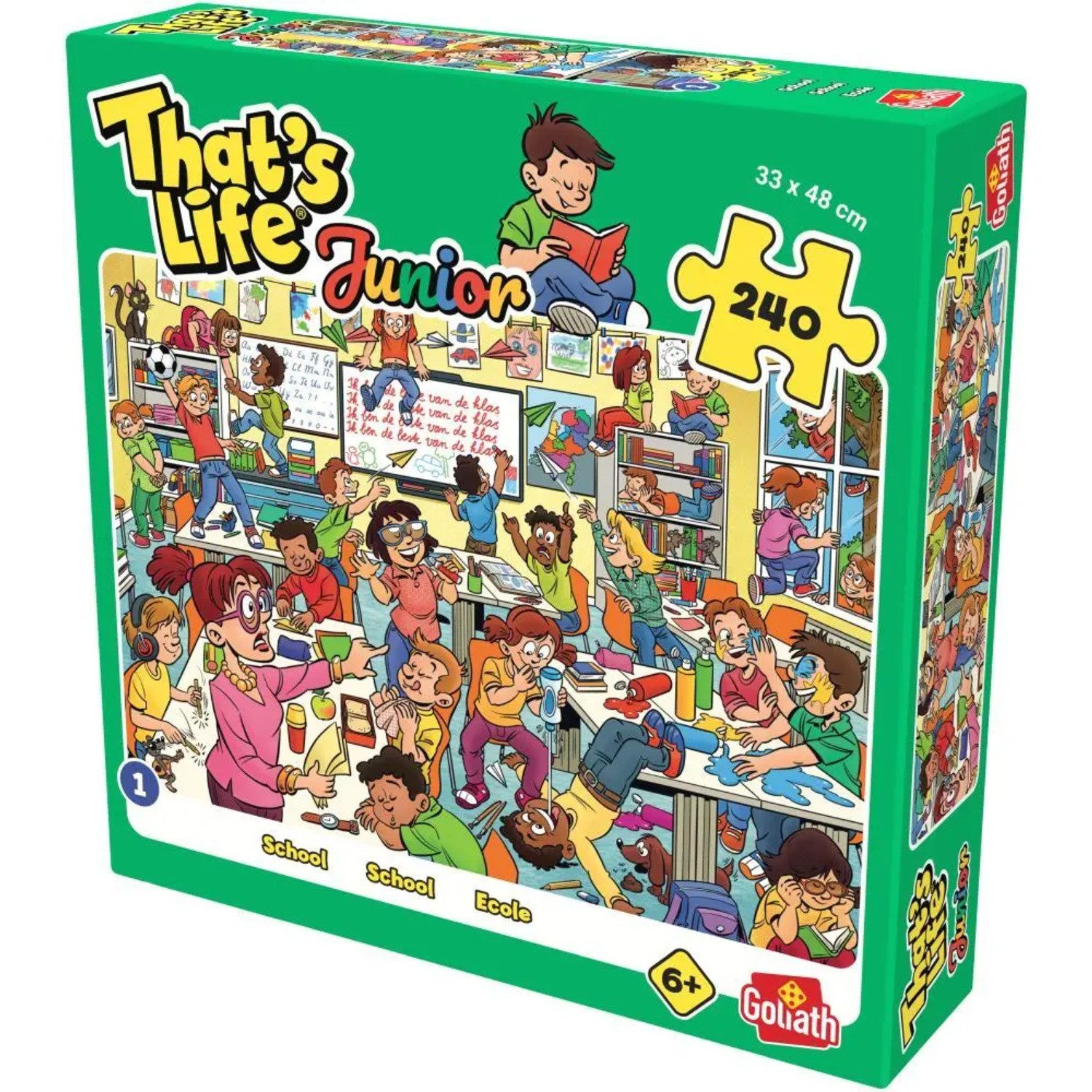 Goliath Toys Puzzle That's Life Junior - School, 499 Puzzleteile