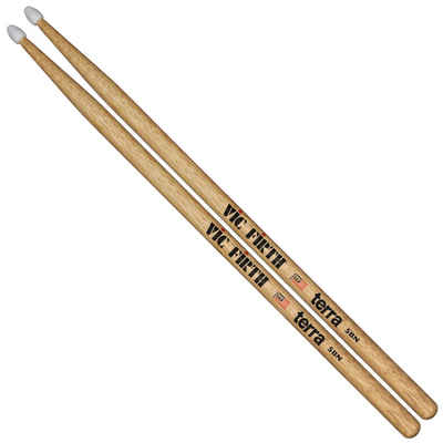 Vic-Firth Drumsticks, Terra 5BN Hickory Sticks Nylon - Drumsticks