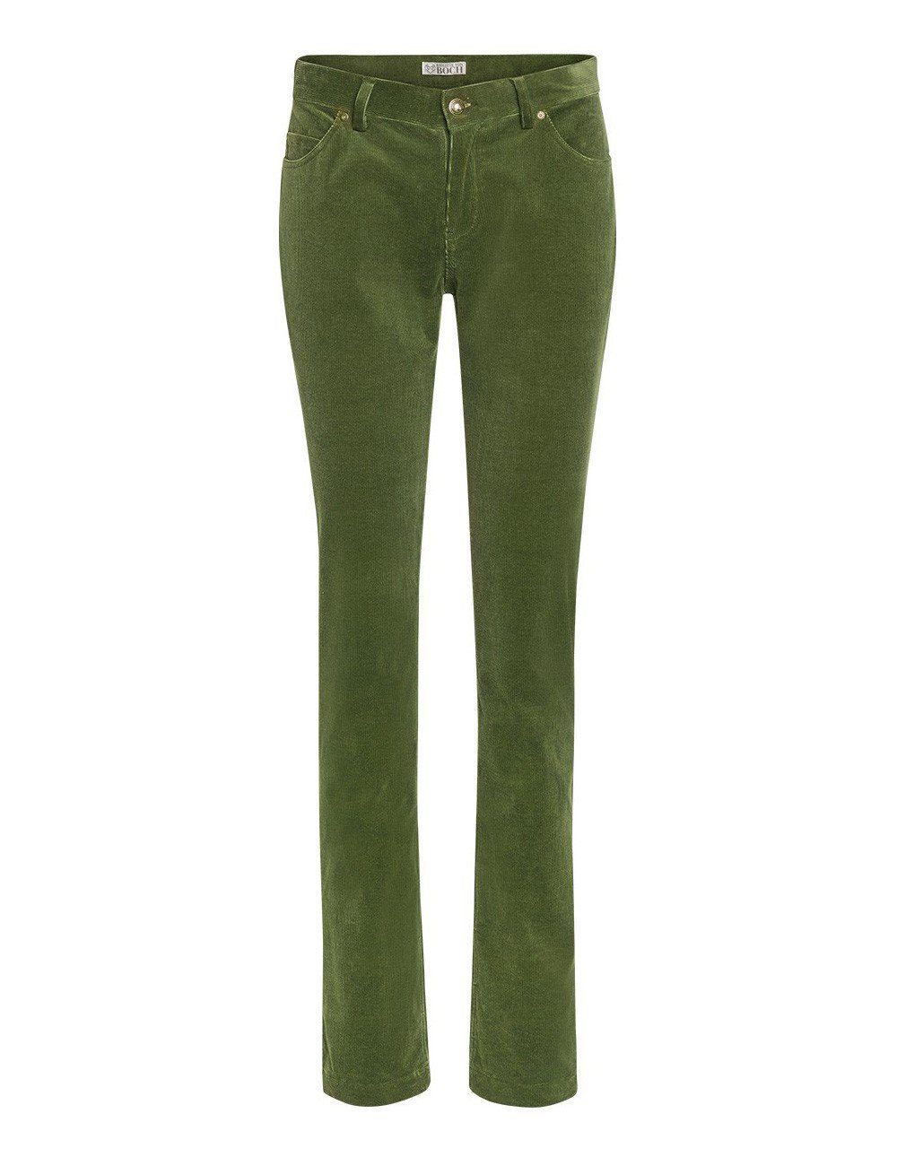 Brigitte von Boch Samthose Hanley Cord-Hose moosgrün günstig online kaufen