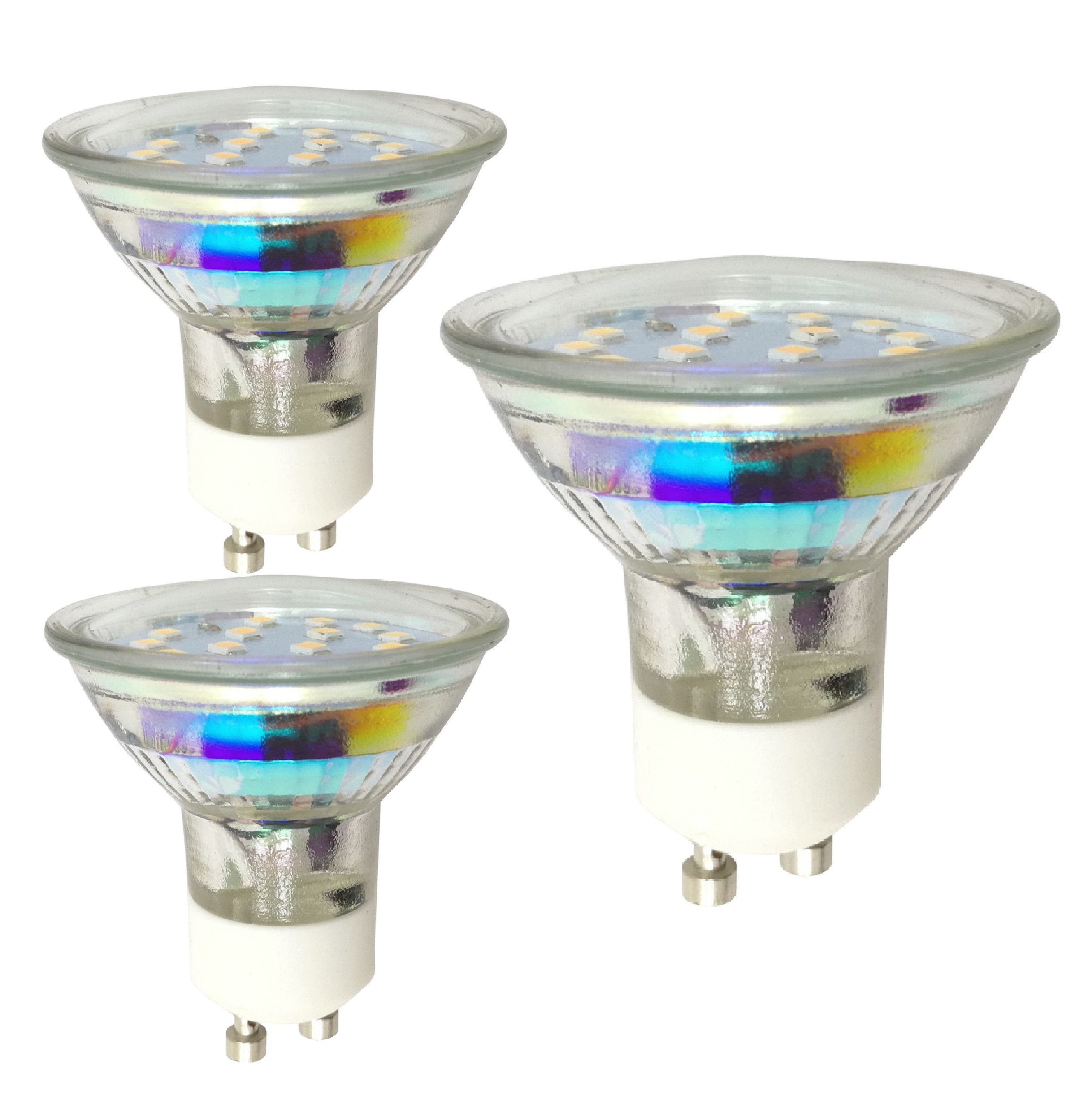 TRANGO LED-Leuchtmittel, 3er Pack GU1015SD-3 dimmbare günstig online kaufen
