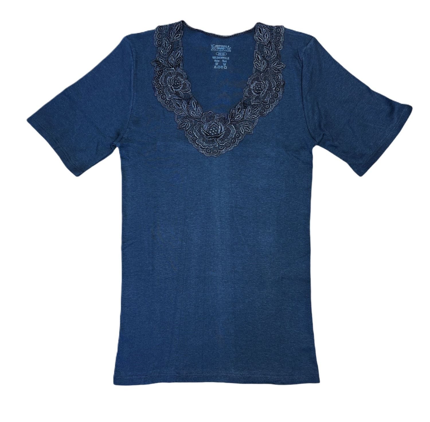 Toker Collection® Unterziehshirt Damenhemd Spencer Halbarm mit extra breite günstig online kaufen