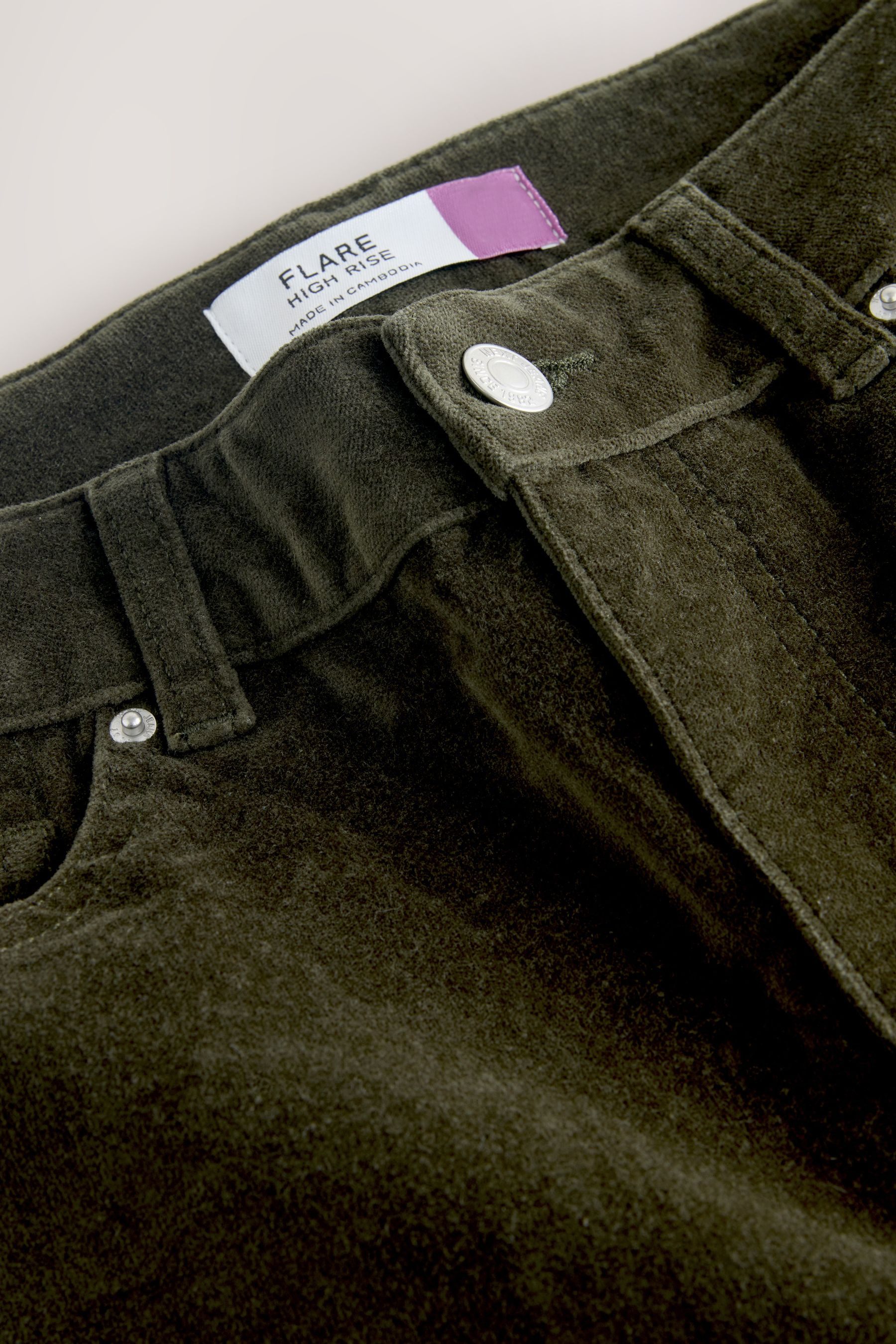 Next Schlagjeans Hochbund-Schlagjeans aus Cord (1-tlg)