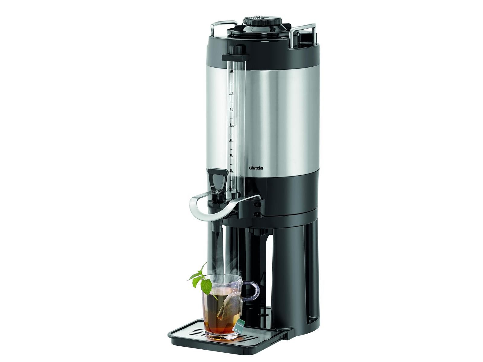 Bartscher Getränkespender Iso-Dispenser 8L 8 Liter, Edelstahl, 150990