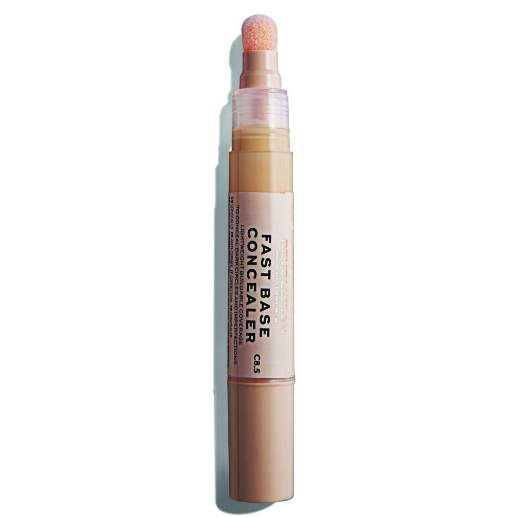 MAKE UP REVOLUTION Concealer, Fast Base Concelear, Abdeckstift für die Augenpartie, C 8.5, 4.5ml