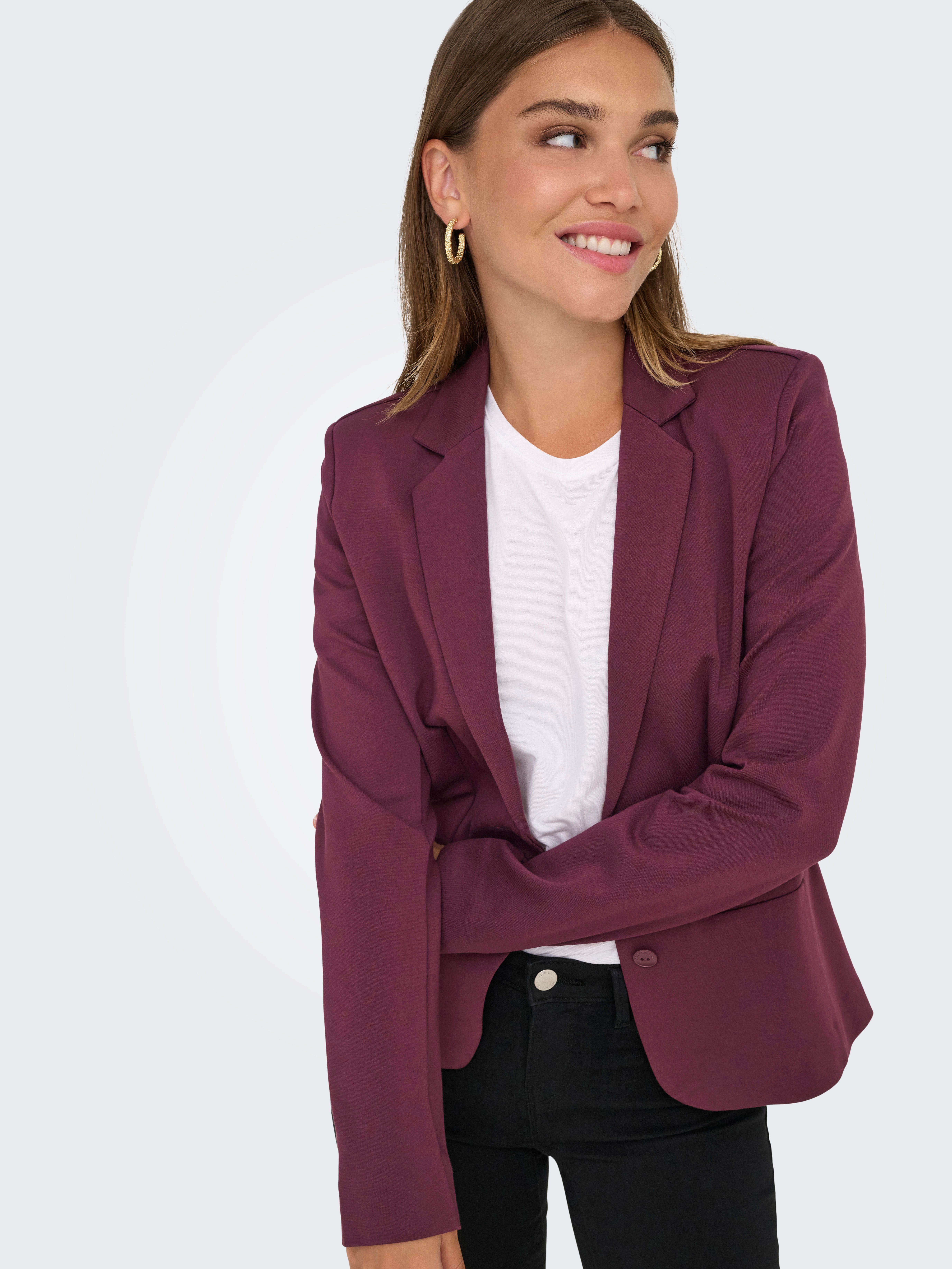 ONLY Jerseyblazer ONLPOPTRASH – 2-Knopf Blazer mit taillierter Silhouette r günstig online kaufen