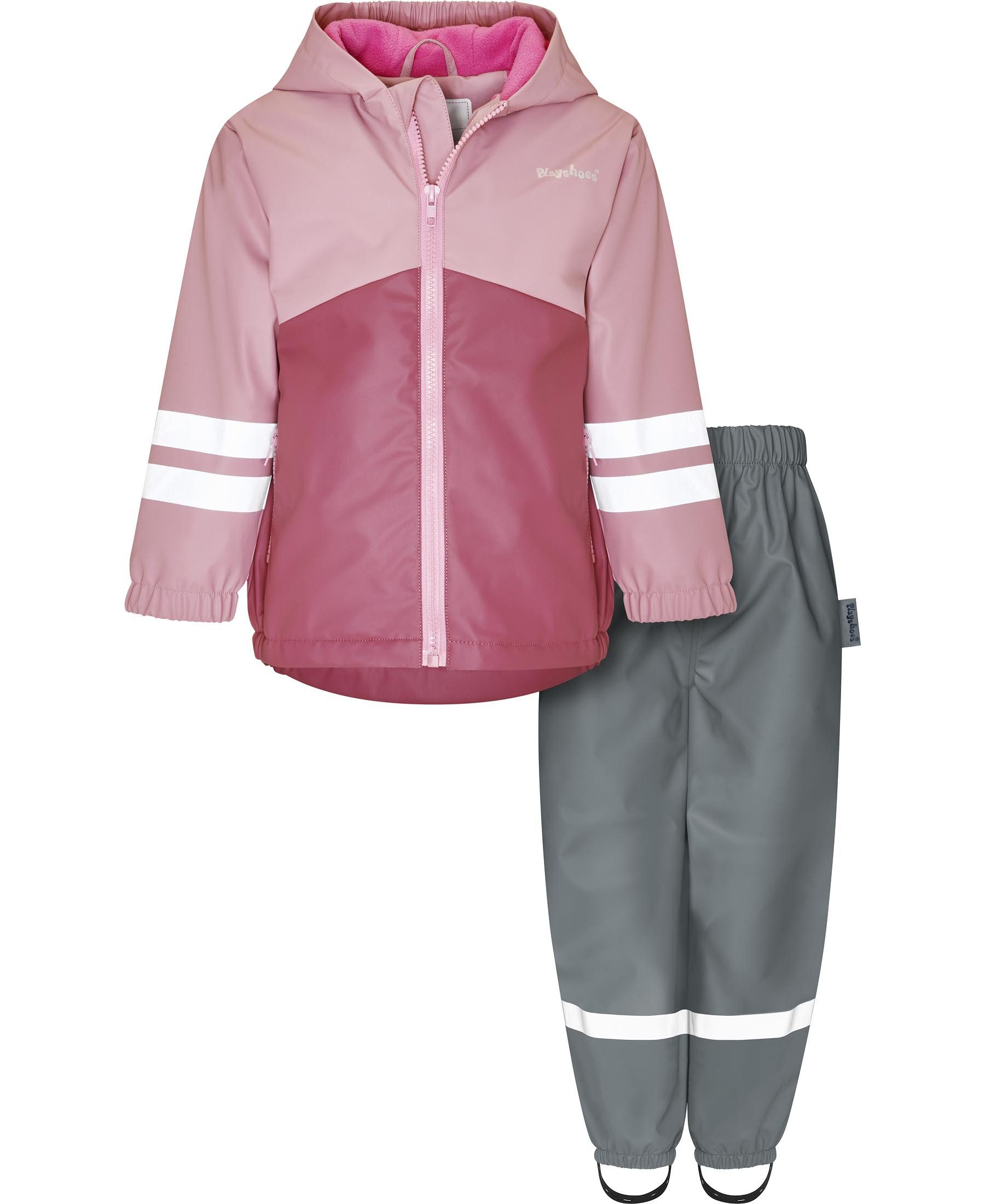 Playshoes Regenoverall Regen-Anzug mit Fleece-Futter/Halbhose