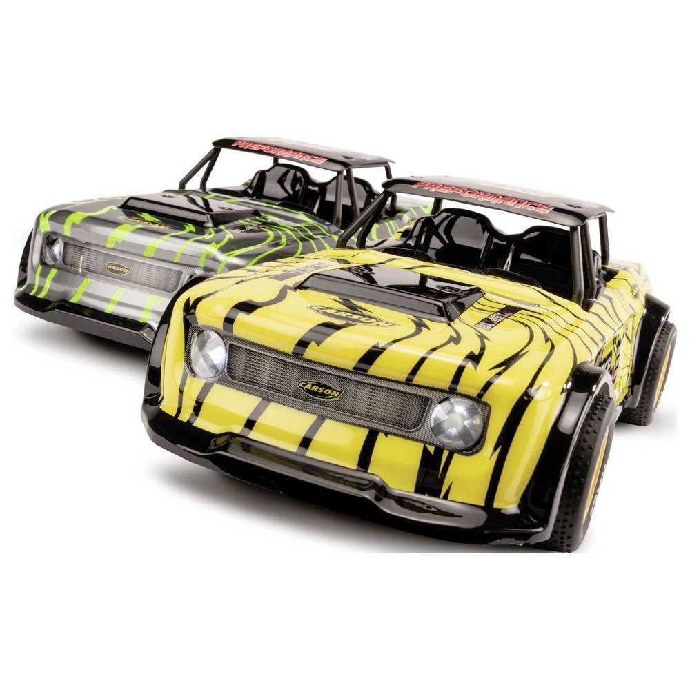 CARSON Modellauto 1:12 Race Rival Combo 2.4G 100% RTR 500404297, inkl. Akku und Ladekabel, mit Lichteffekt