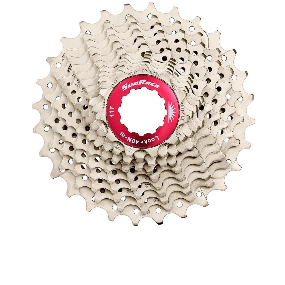 Zahnkranz SunRace CSRX1 11s Kassette 11-25 Zähne Road Sram/Shimano silber