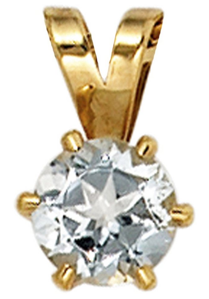 JOBO Kettenanhänger Anhänger mit Aquam... JOBO Kettenanhänger Anhänger mit Aquam...