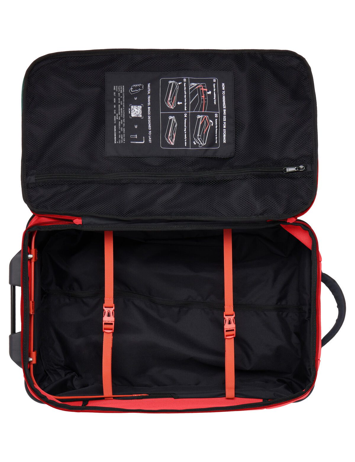 VAUDE Trolley Takutea 35, 2 wheels, travel bag with wheels and telescopic handle, 35 liters