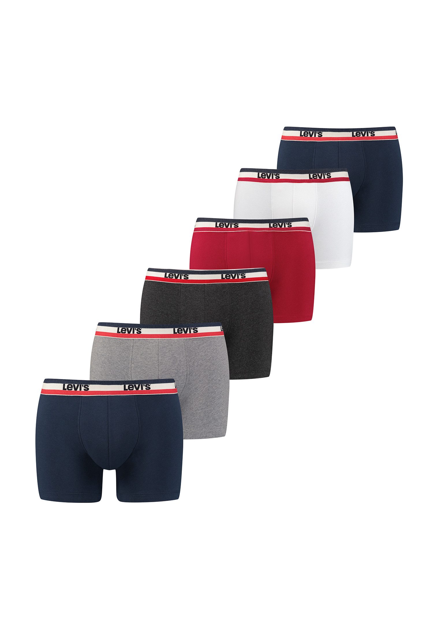 Levi's® Boxershorts LEVIS Men Sportswear Logo Boxer 6P (Spar-Pack, 6-St., 6 günstig online kaufen