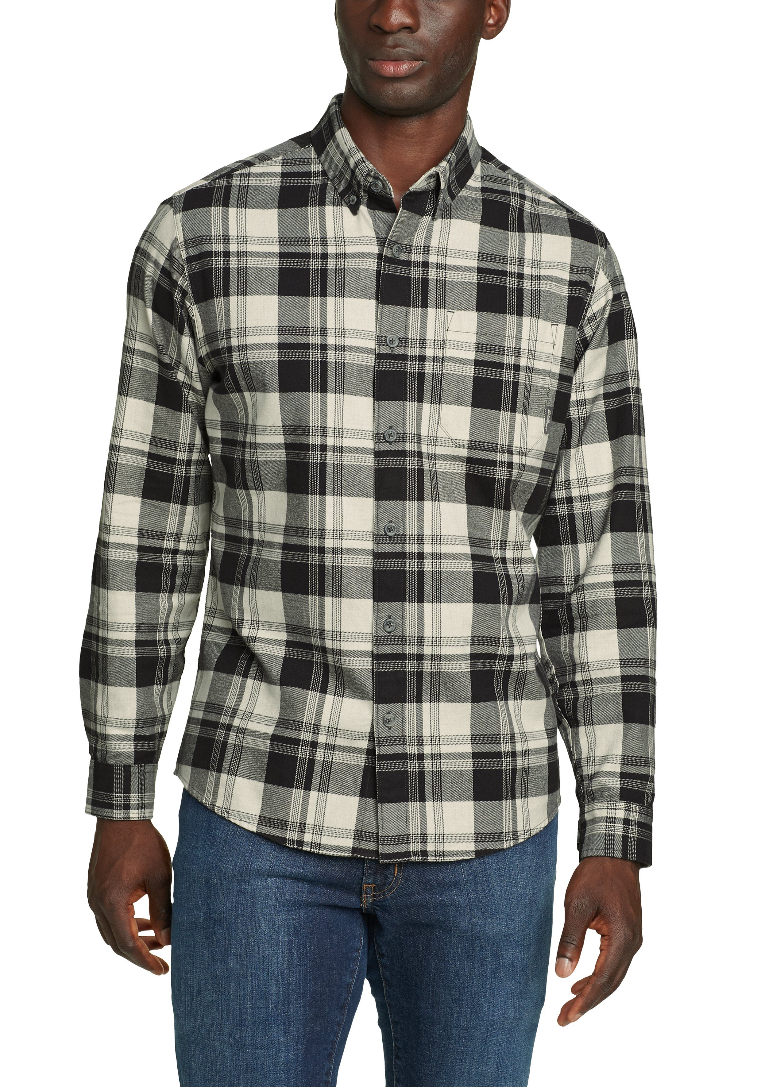 Eddie Bauer Flanellhemd Eddie’s Favorite - Slim Fit - kariert