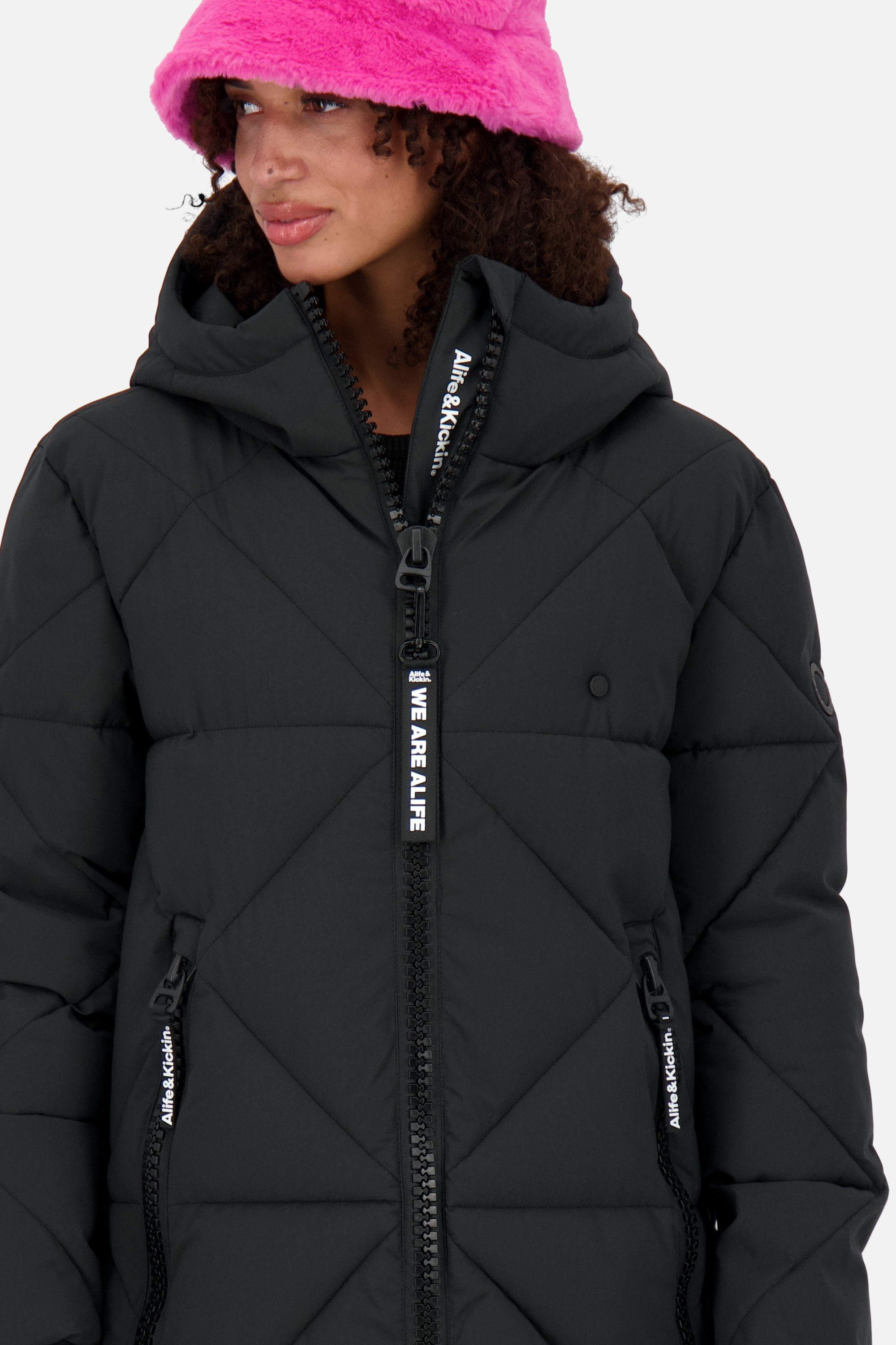 Winterjacke, Kickin Winterjacke moonless Coat Puffer Alife Damen A Jacke & EnyaAK