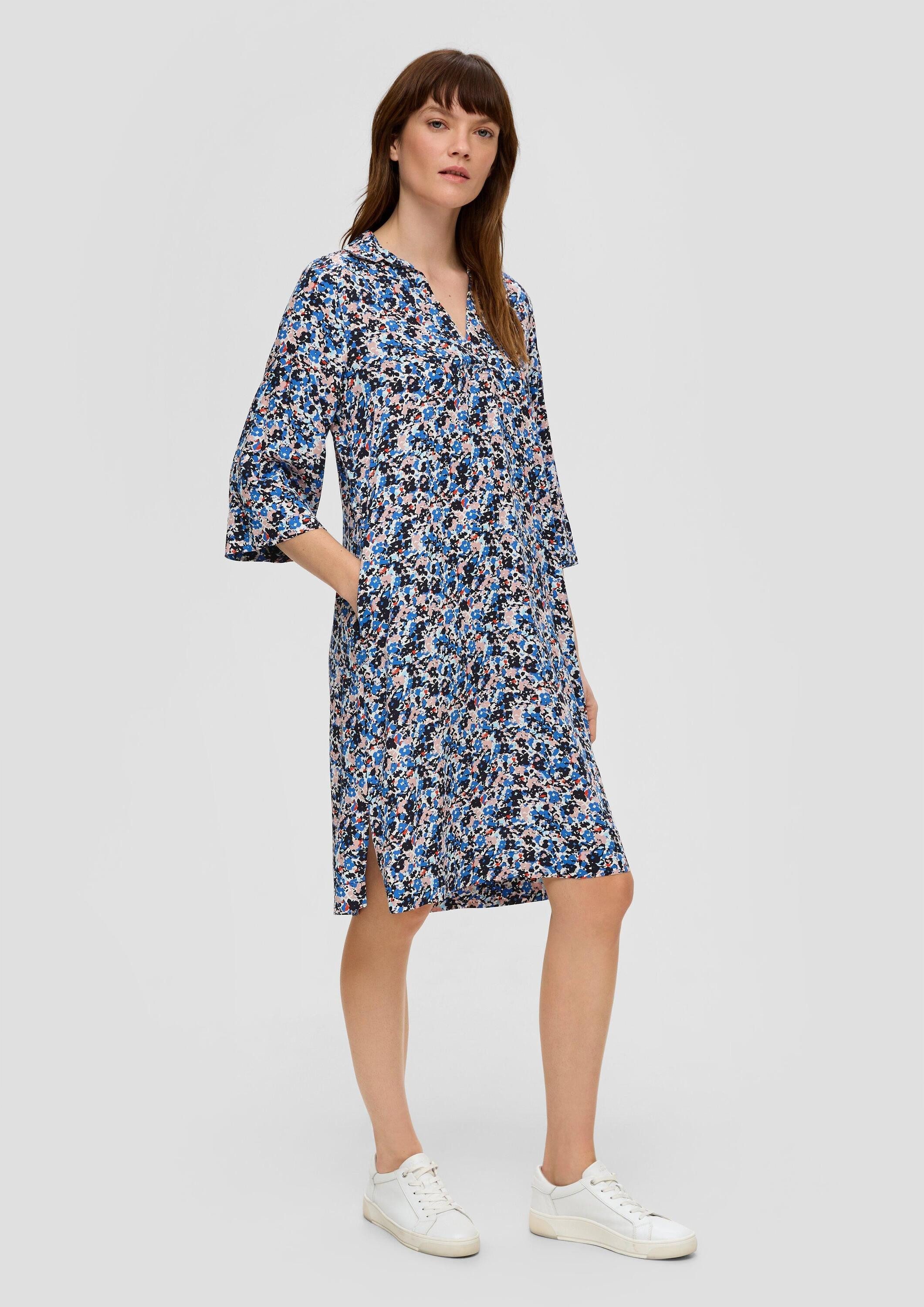s.Oliver Minikleid Kleid Blusenkleid aus Viskose günstig online kaufen