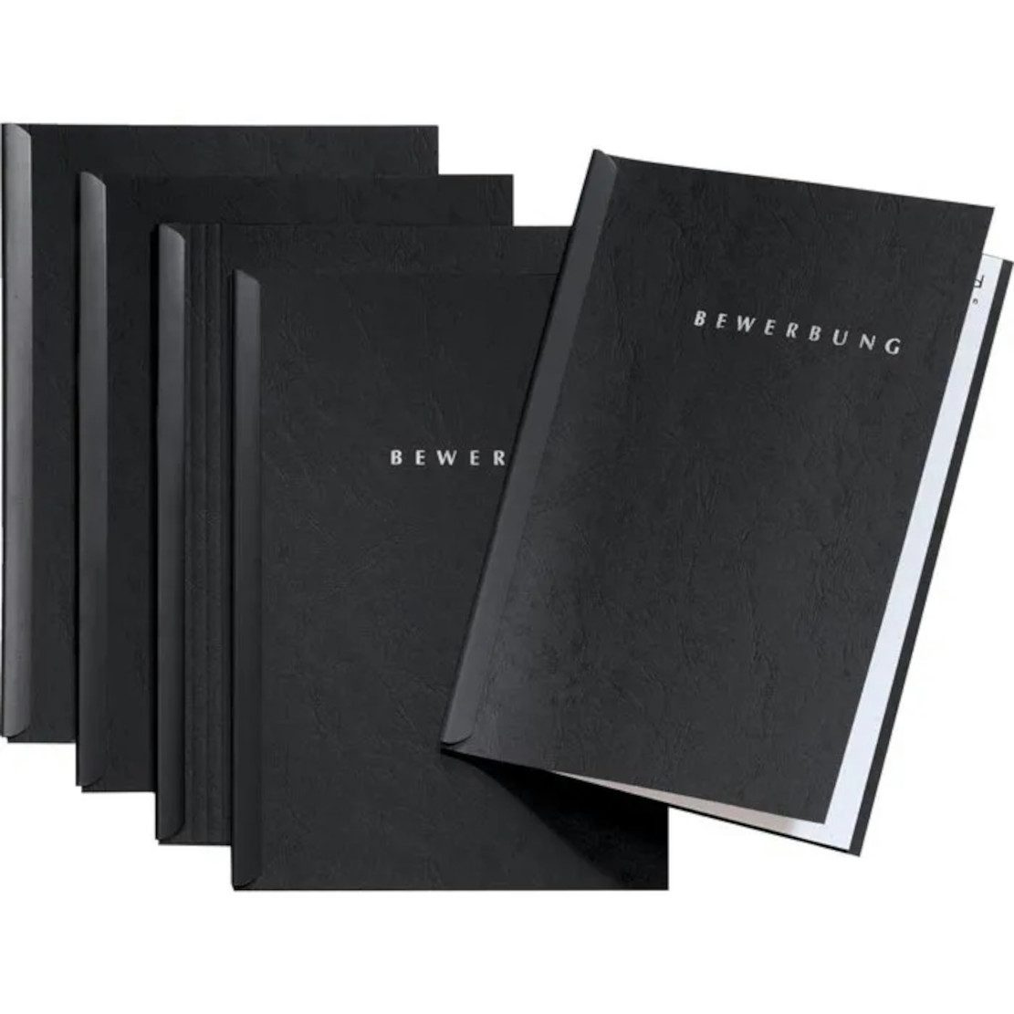 PAGNA Bewerbungsmappe Pagna Bewerbungsset Start Basic schwarz, 5 Mappen (22005-04)