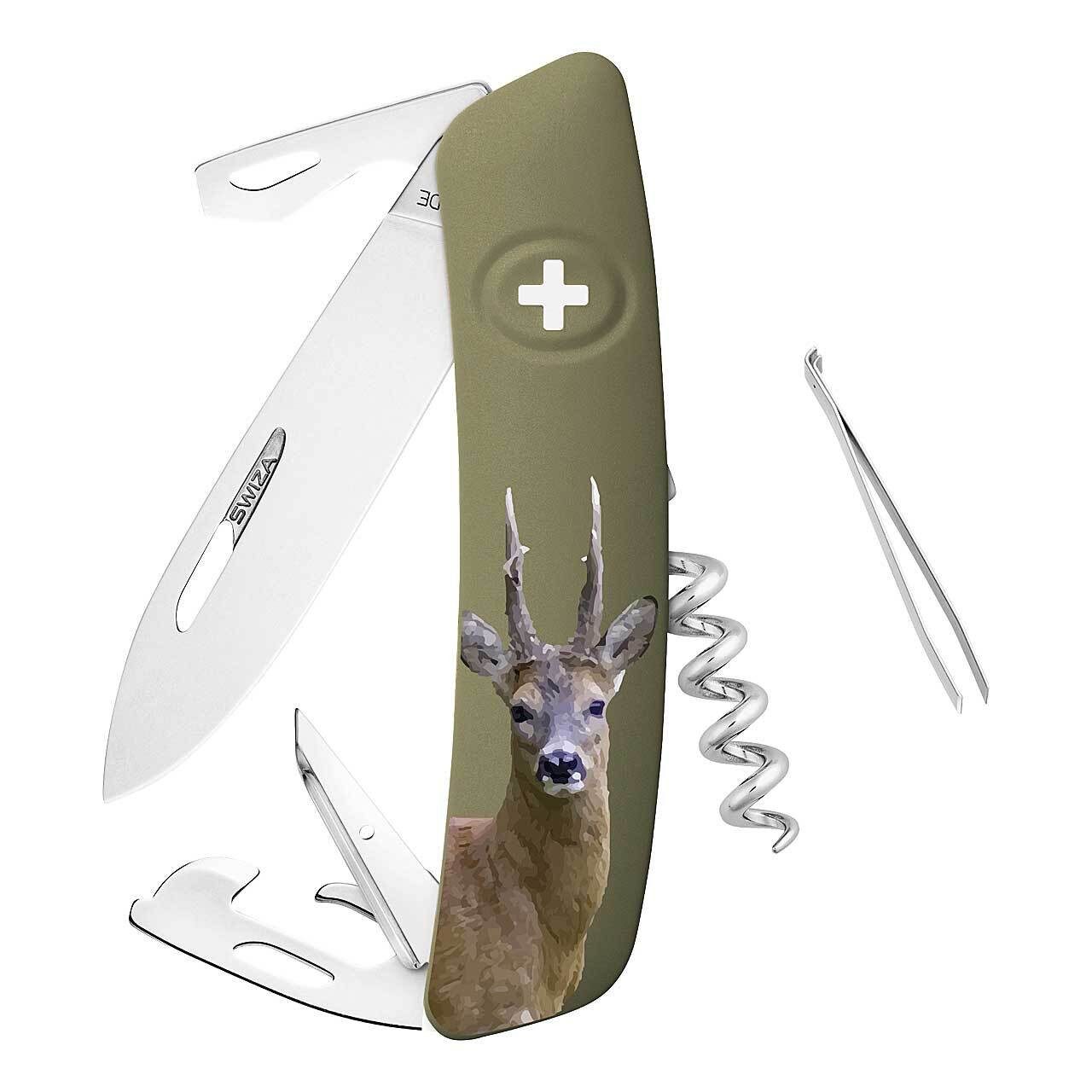 SWIZA Карманные ножи Swiza D05 Rehbock, olivgrün