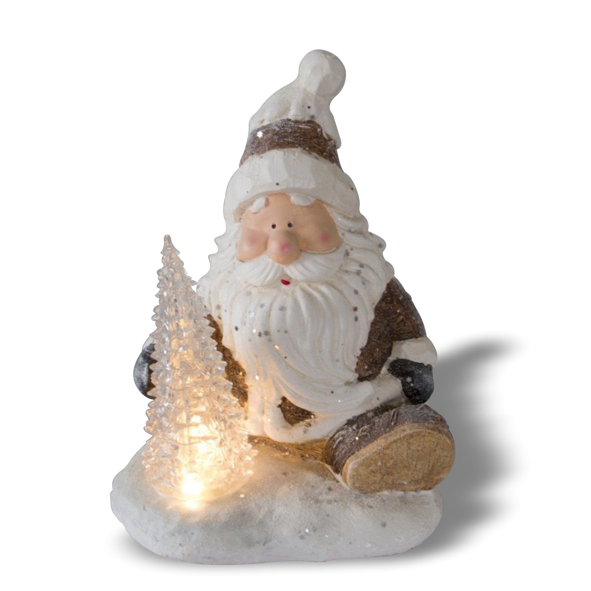 Lemodo Weihnachtsfigur Weihnachtsdeko für außen, Weihnachtsmann