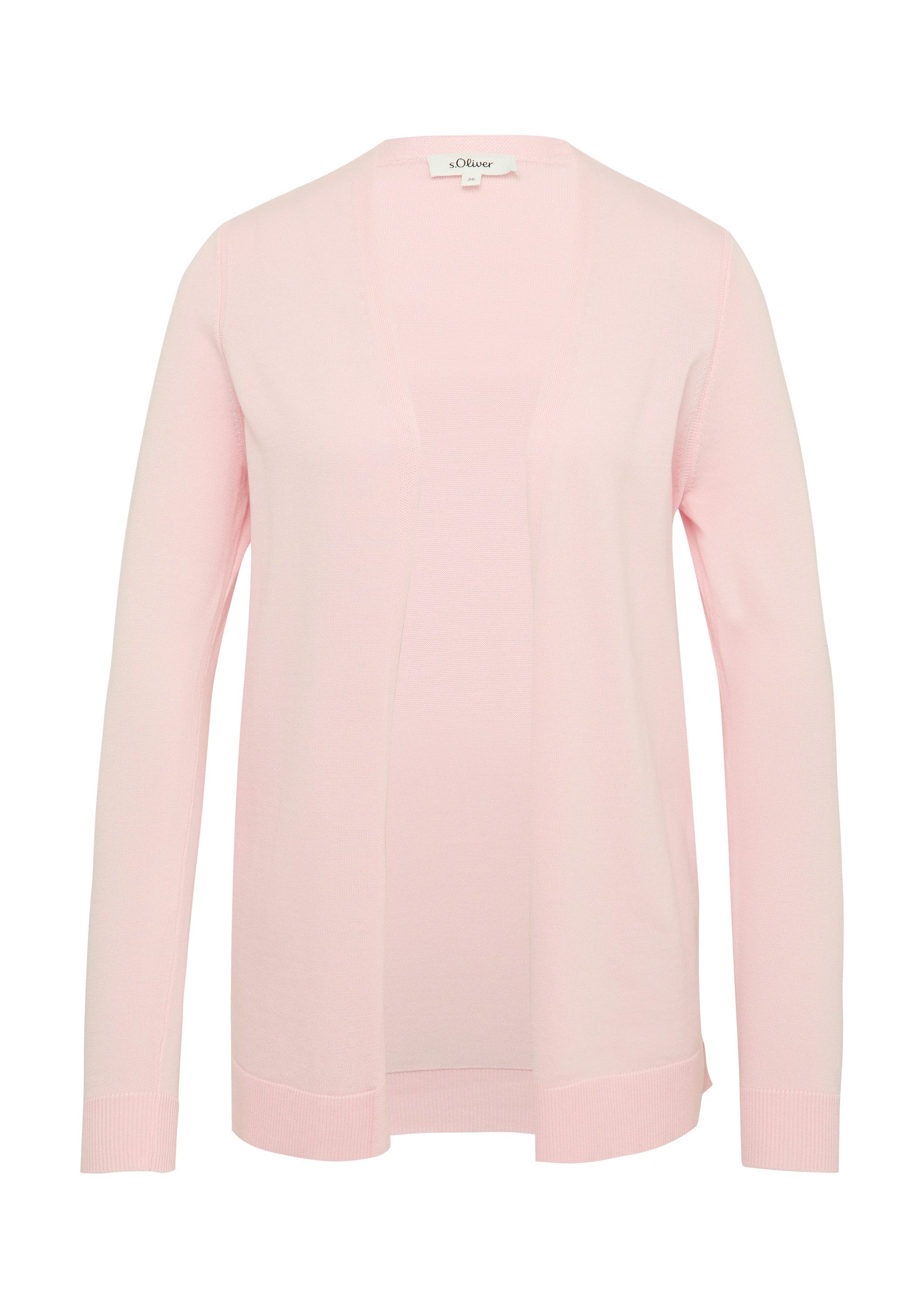 s.Oliver Cardigan Strickjacke Cardigan aus Viskose-Baumwollmix günstig online kaufen