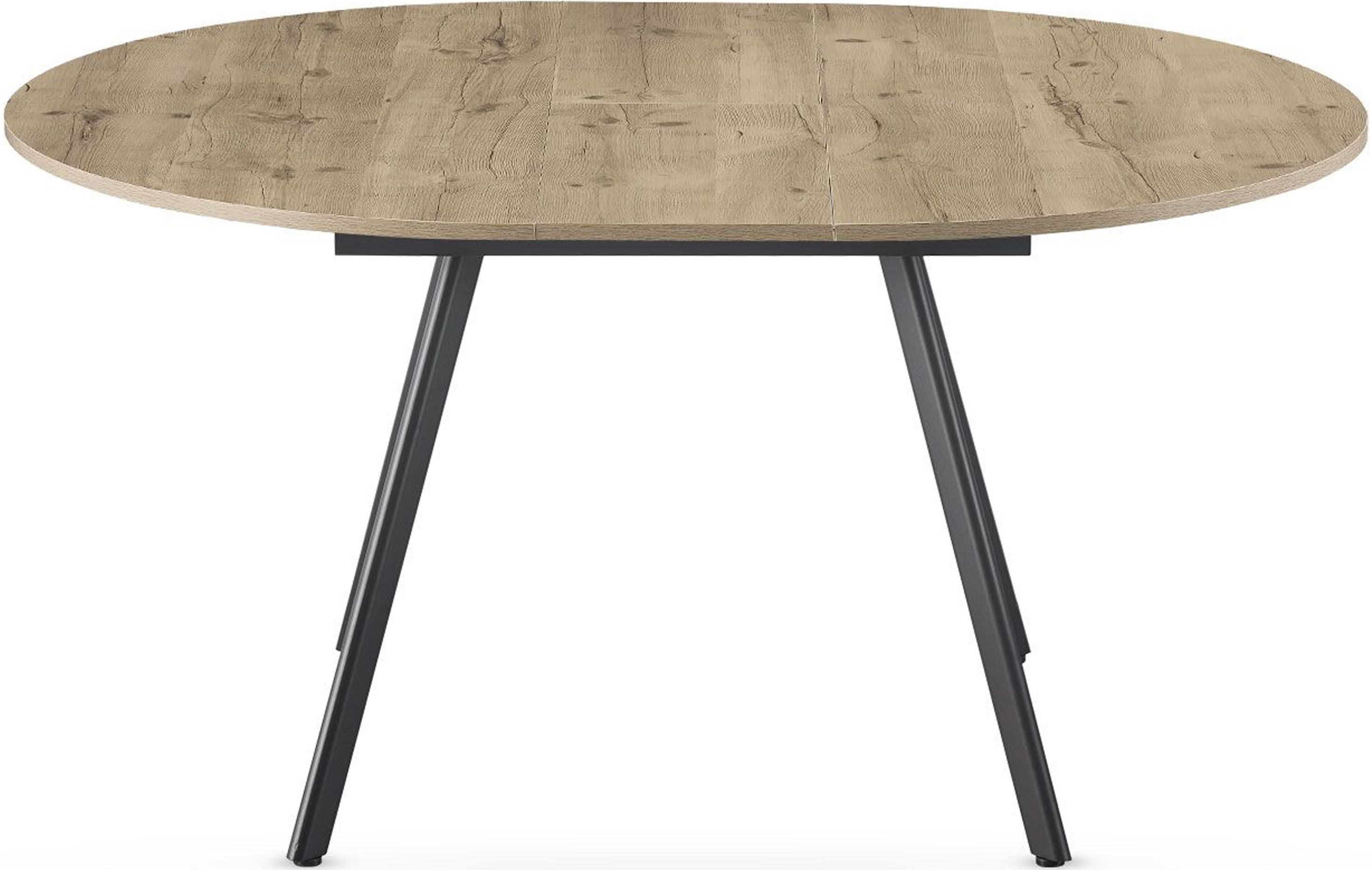 B&D home Esstisch TILL, Metallgestell schwarz oder weiß, ausziehbar 120-160 günstig online kaufen