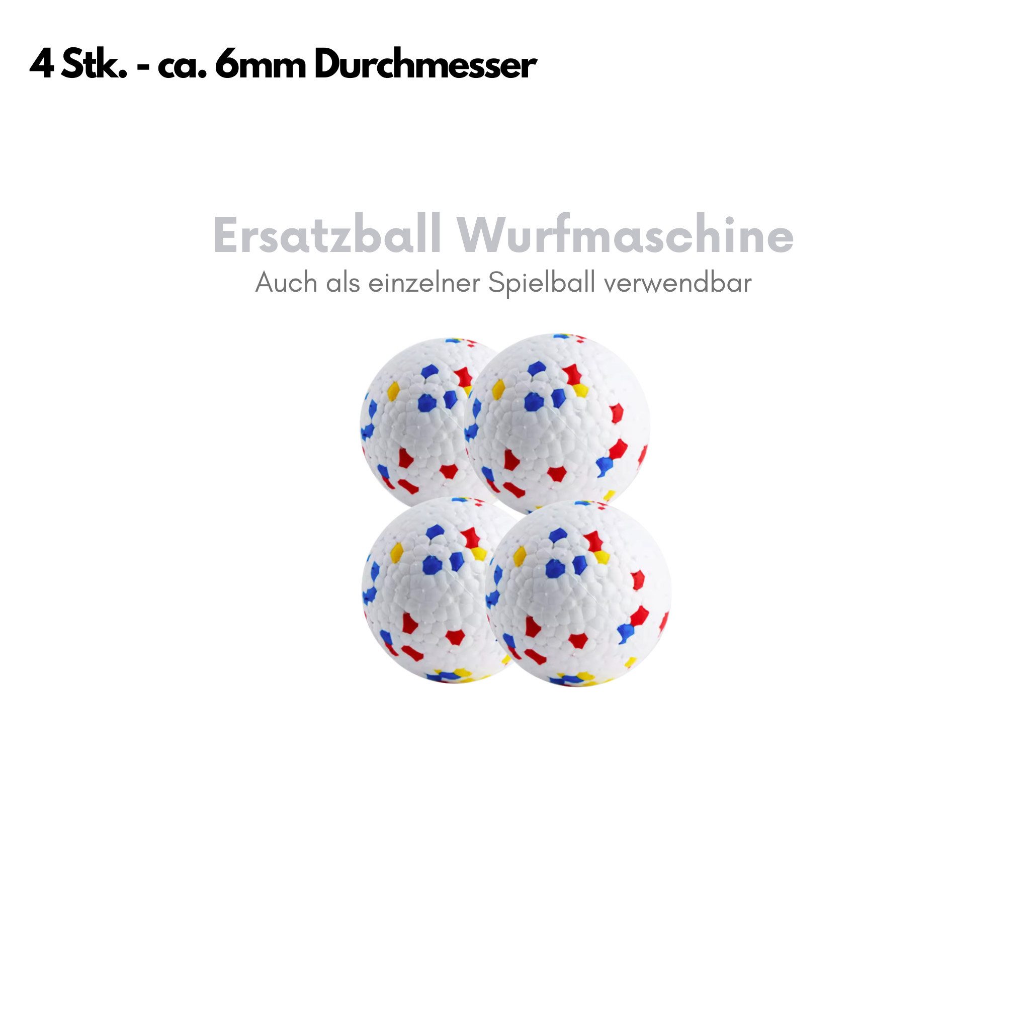 HS.SUPPLY Tier-Intelligenzspielzeug Automatischer Hundeballwerfer mit Bällen für drinnen & draußen, Komplett-Set beschäftigt & fördert Bewegung, hygienisches Material, fusselfrei