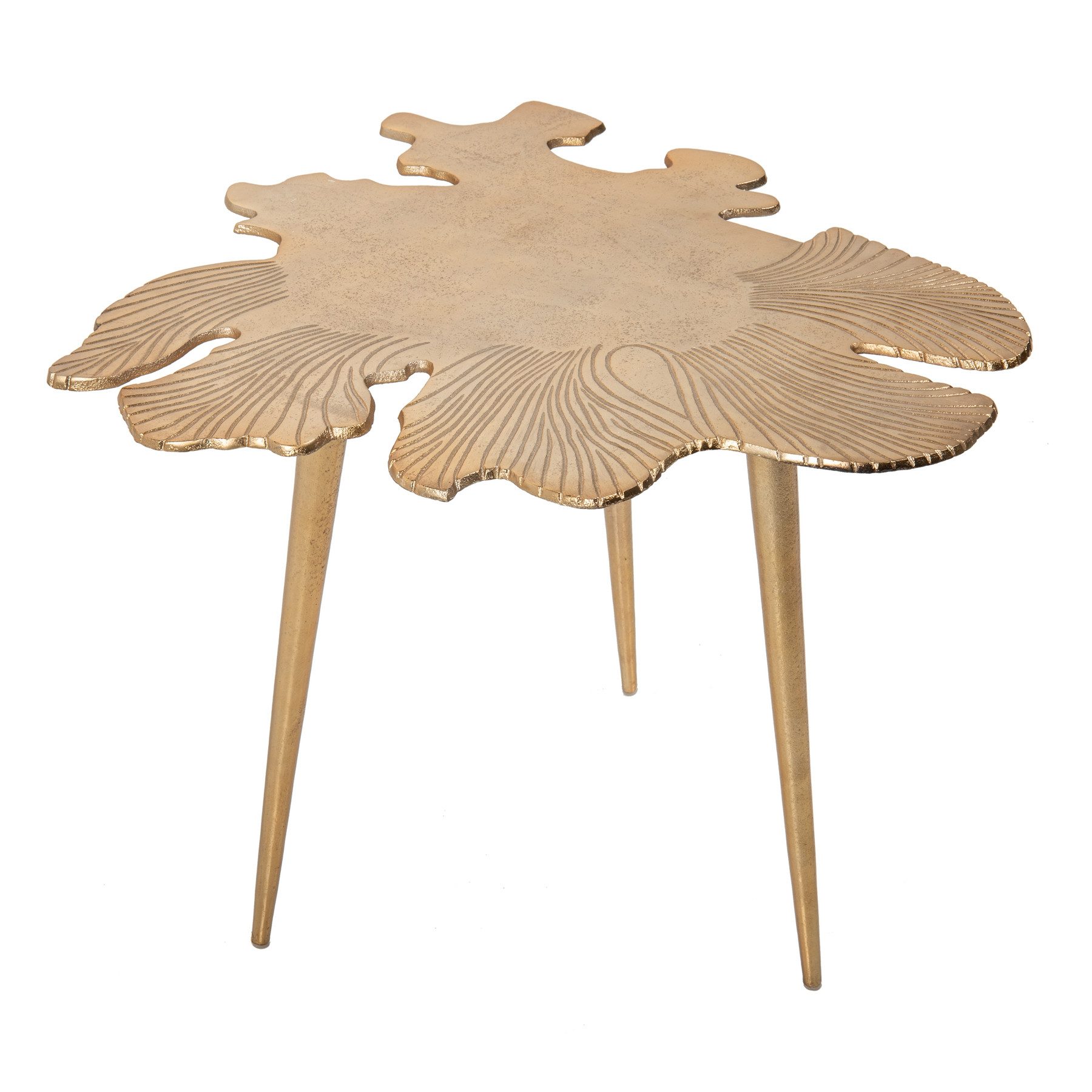 riess-ambiente Beistelltisch ABSTRACT LEAF 57cm gold (Einzelartikel, 1-St), günstig online kaufen