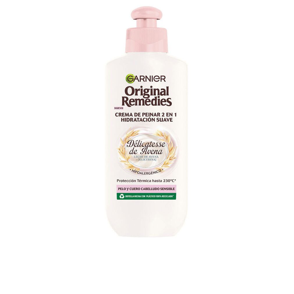 GARNIER Haarpflege-Set ORIGINAL REMEDIES 2-in-1-Stylingcreme Haferflocken