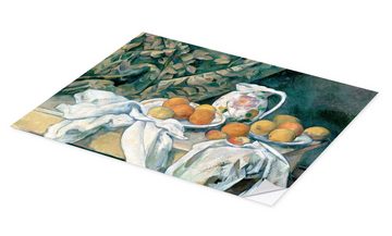 Posterlounge Wandfolie Paul Cézanne, Stilleben mit Vorhang, Malerei