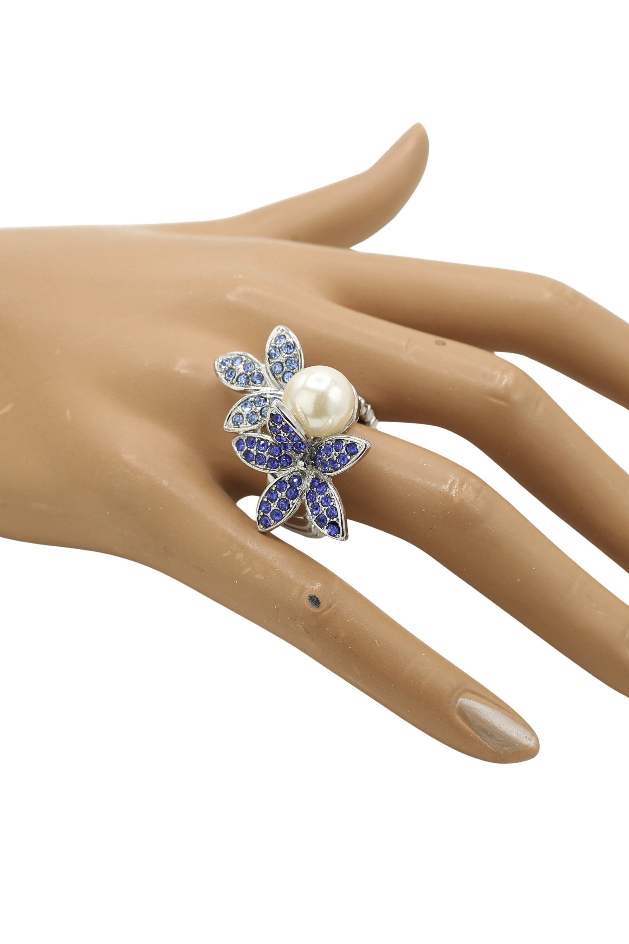 COLLEZIONE ALESSANDRO Fingerring Blütenzauber