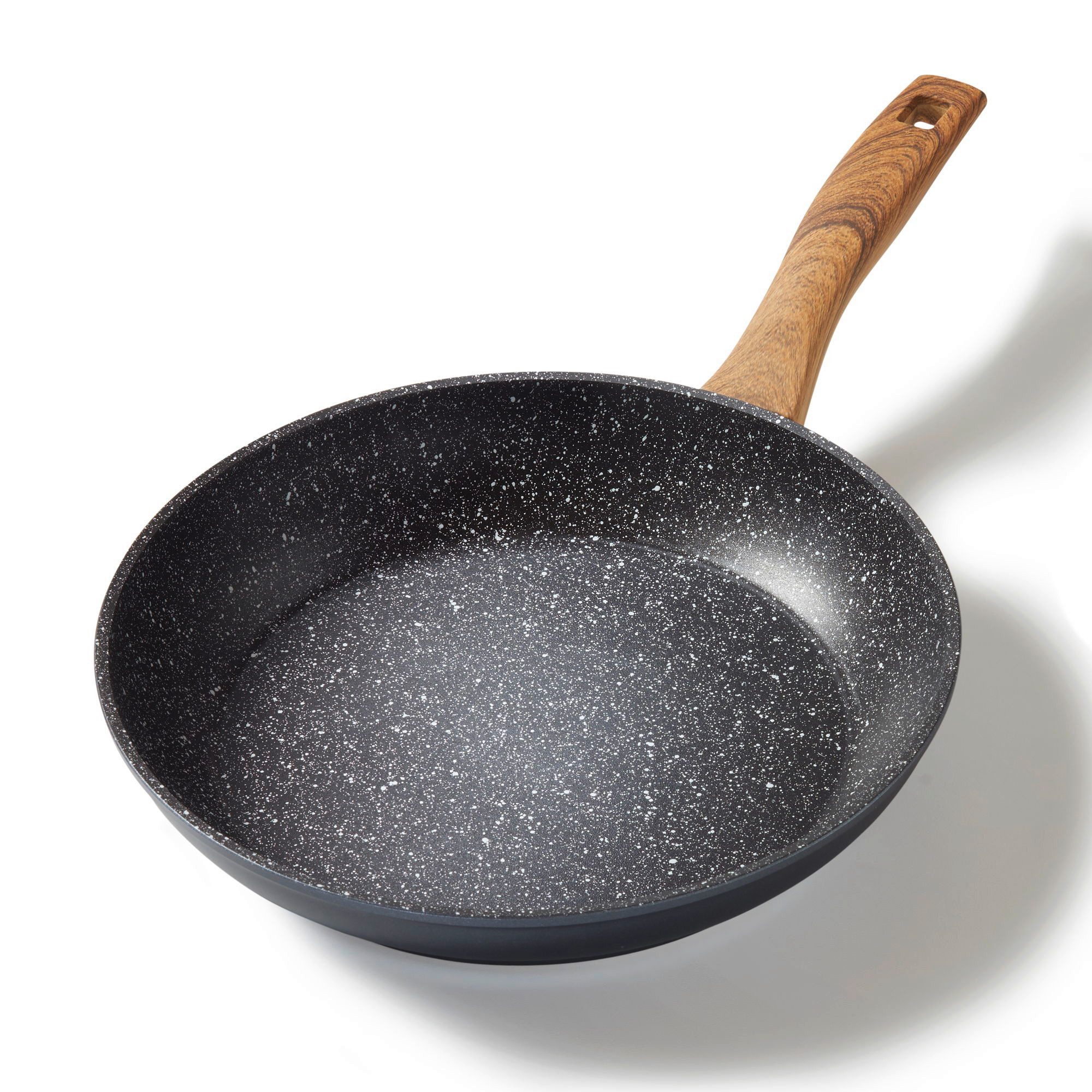 STONELINE Bratpfanne, Aluminium (1-tlg), mit echten Steinpartikeln, induktionsgeeignet, Made in Germany