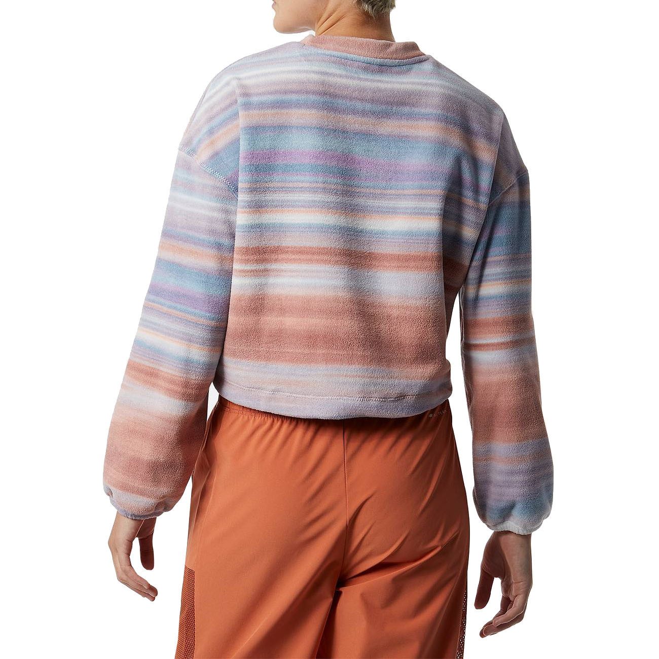 New Balance Fleecepullover New Balance NB All Terrain Print Crew Damen White Multi