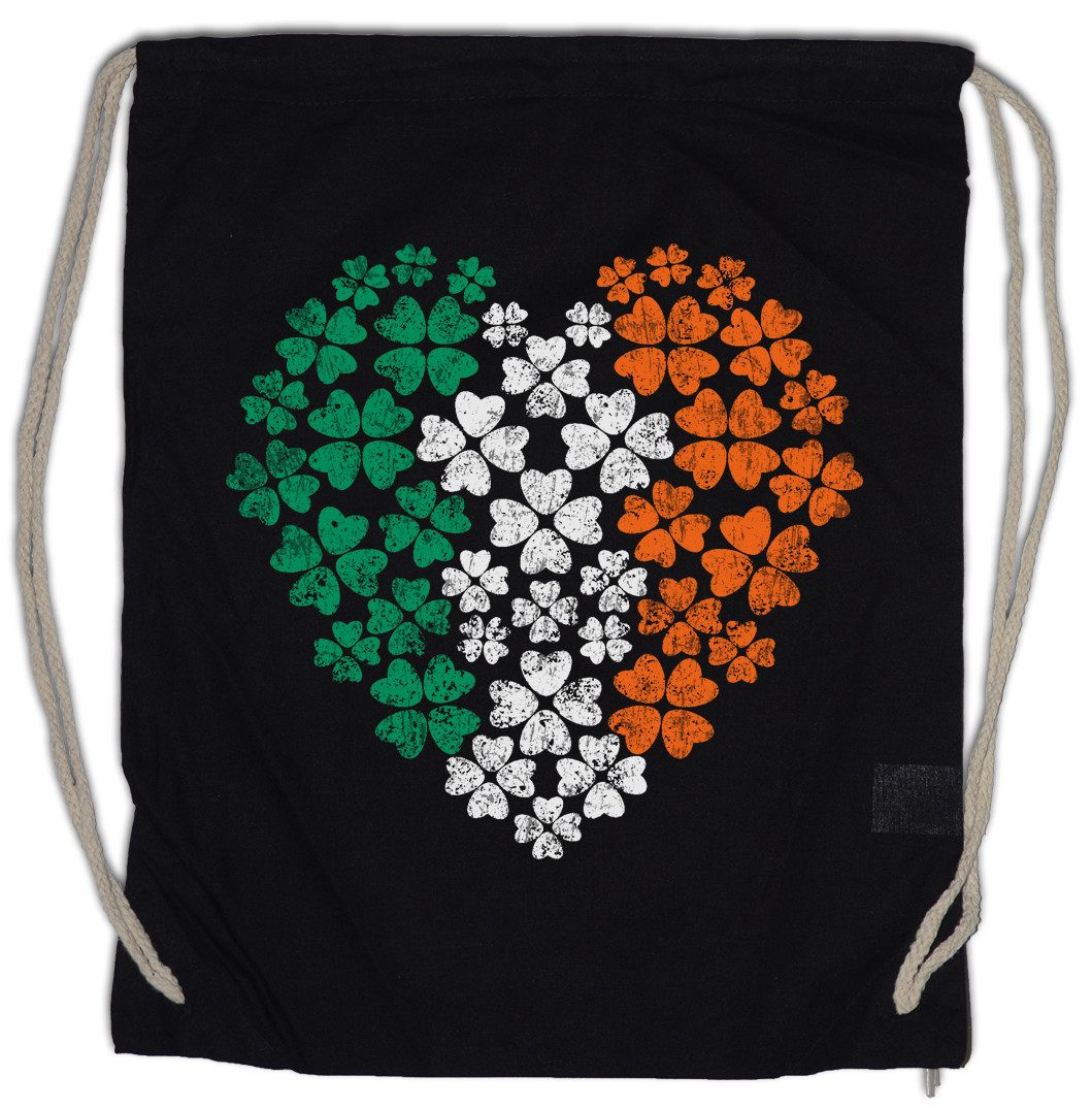 Turnbeutel Irish Cloverleaf Heart Turnbeutel Cloverleaf Irland Ireland Kleeblatt