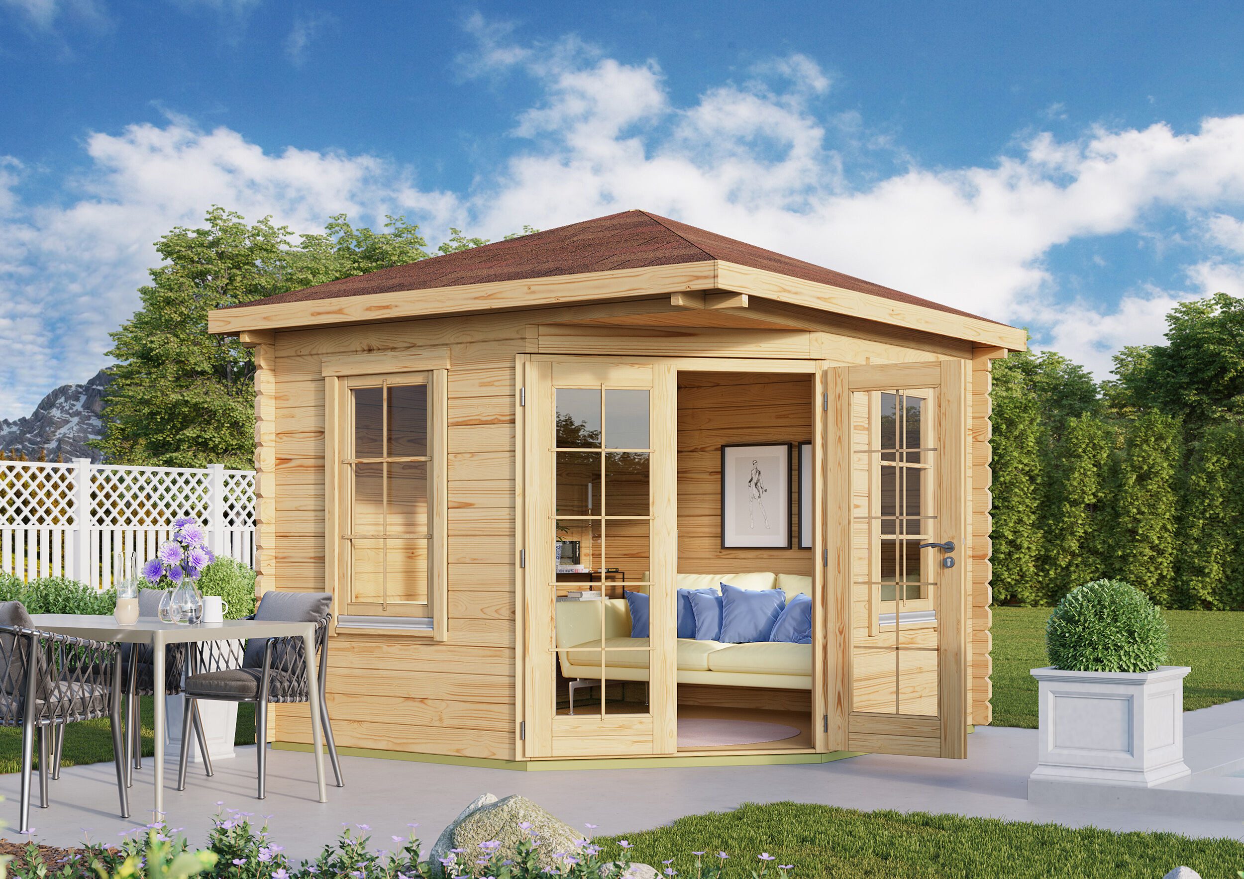 Fjordholz Gartenhaus Fico 44