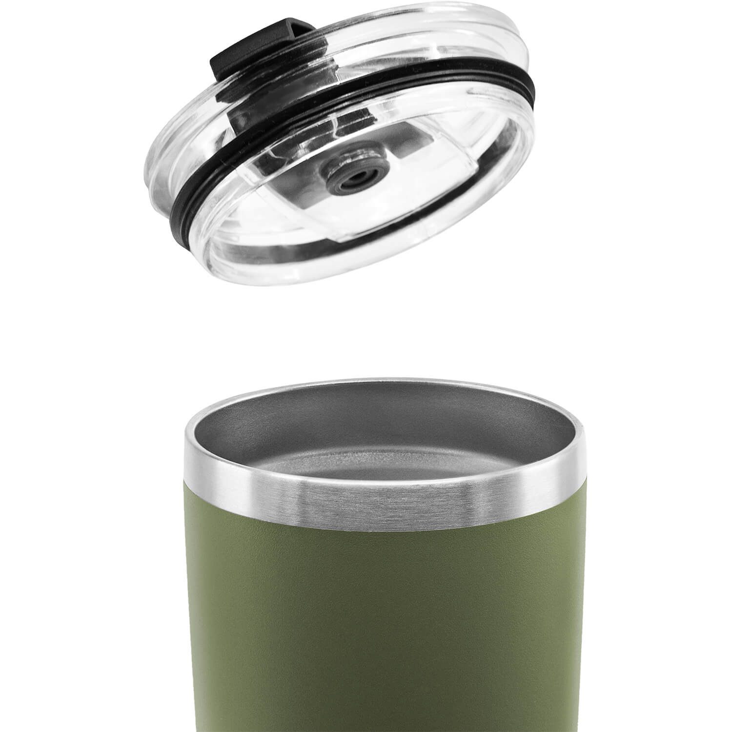 Delphin.sk Thermobecher Delphin Thermobecher Isola Cup Grün Edelstahl 600ml Thermo To Go, Edelstahl